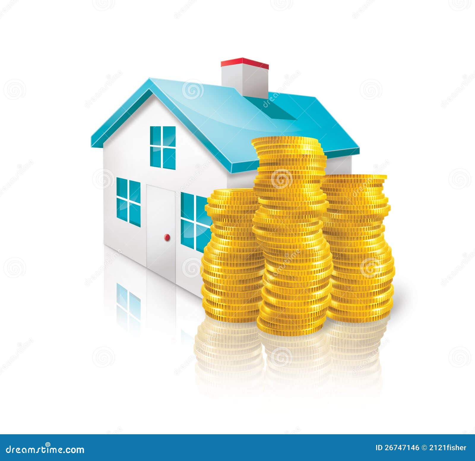 Housing Expenses stock illustration. Illustration of house - 26747146