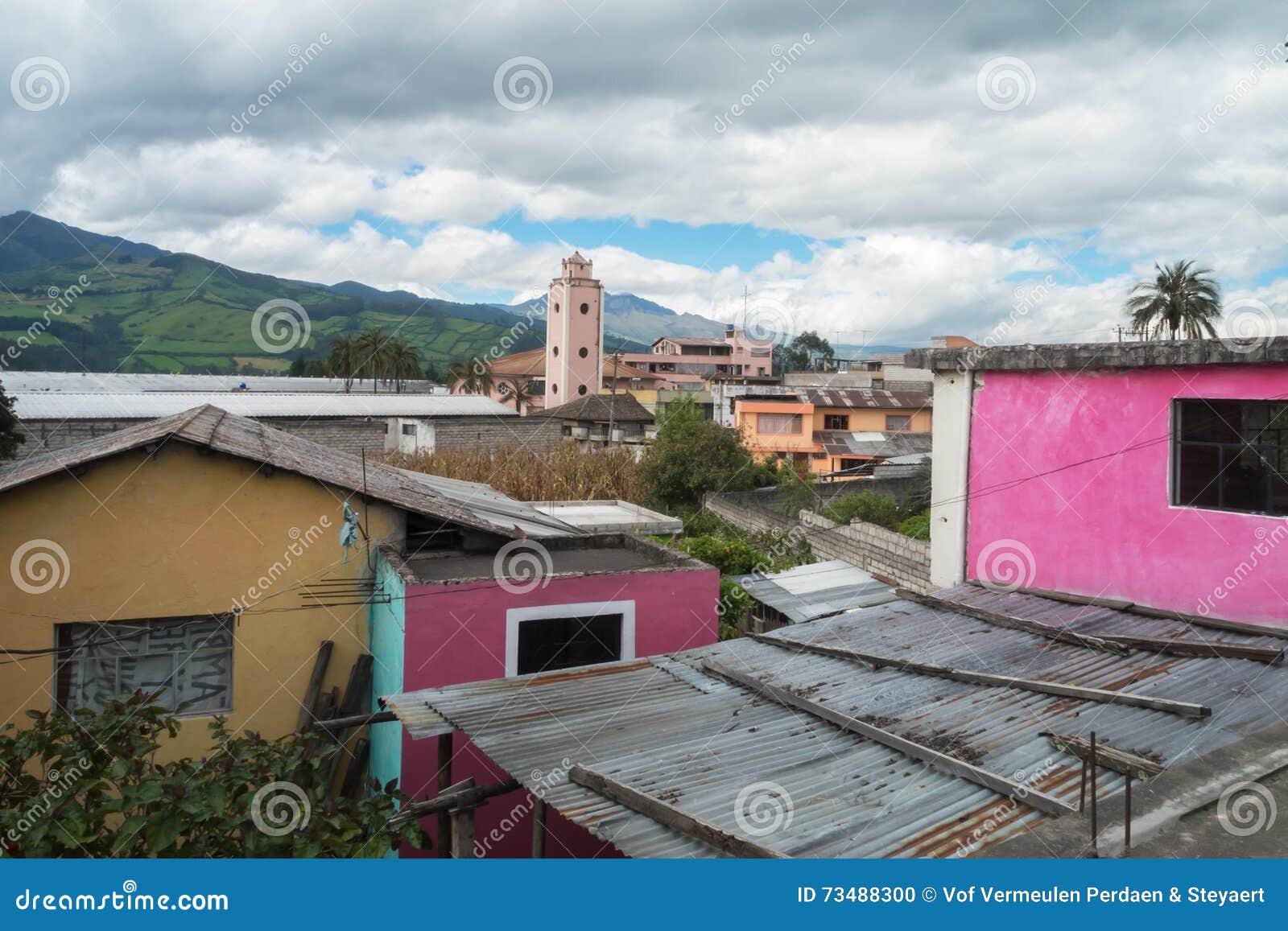 Housing in the Suburbs of Quito Stock Photo Image of ecuador, area