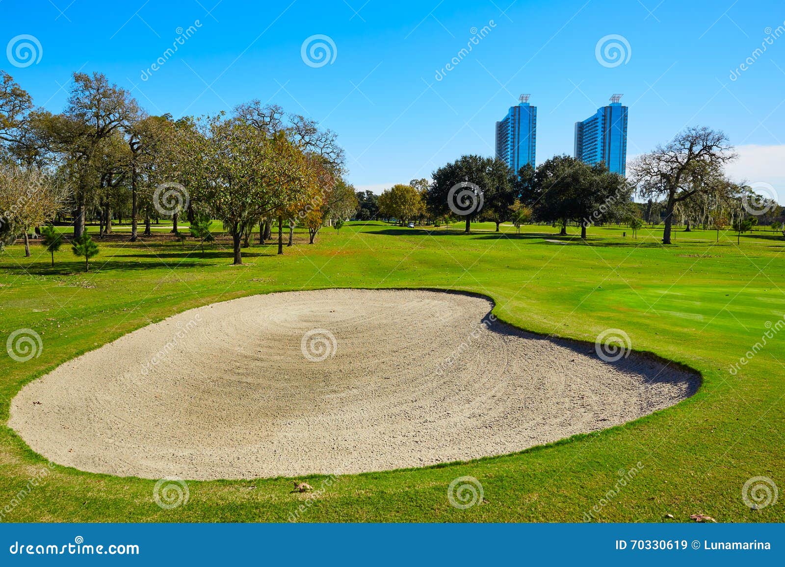Bolt italiensk automat Houston Golf Course in Hermann Park Stock Image - Image of center, texas:  70330619