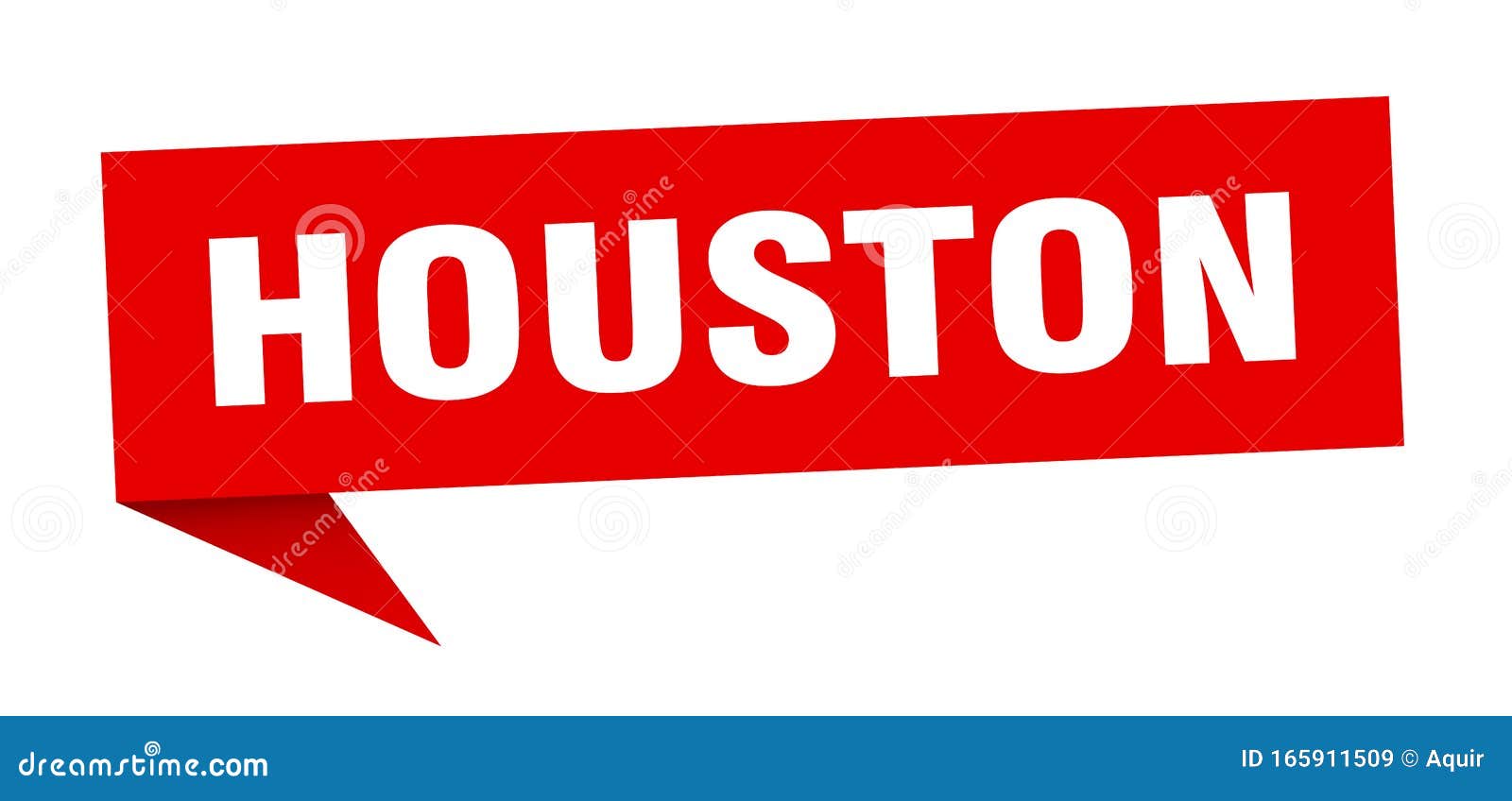 Houston Sticker. Houston Signpost Pointer Sign Stock Vector