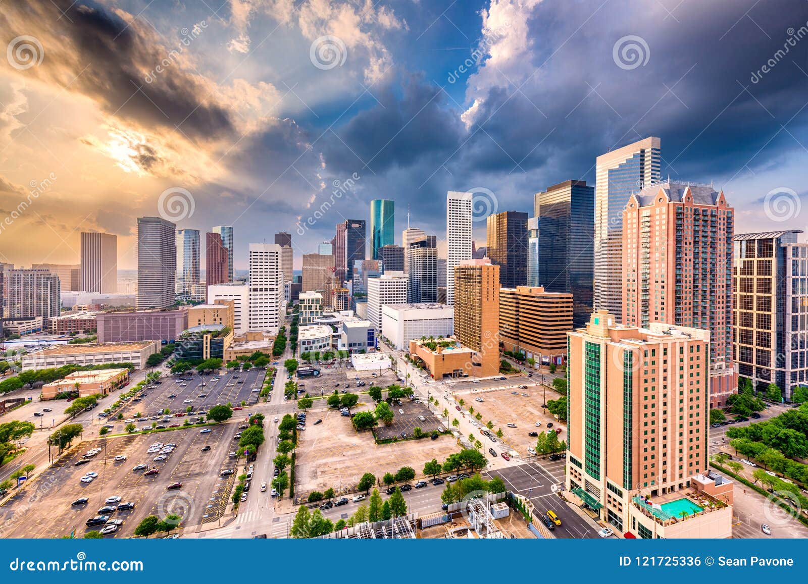 houston, texas, usa skyline