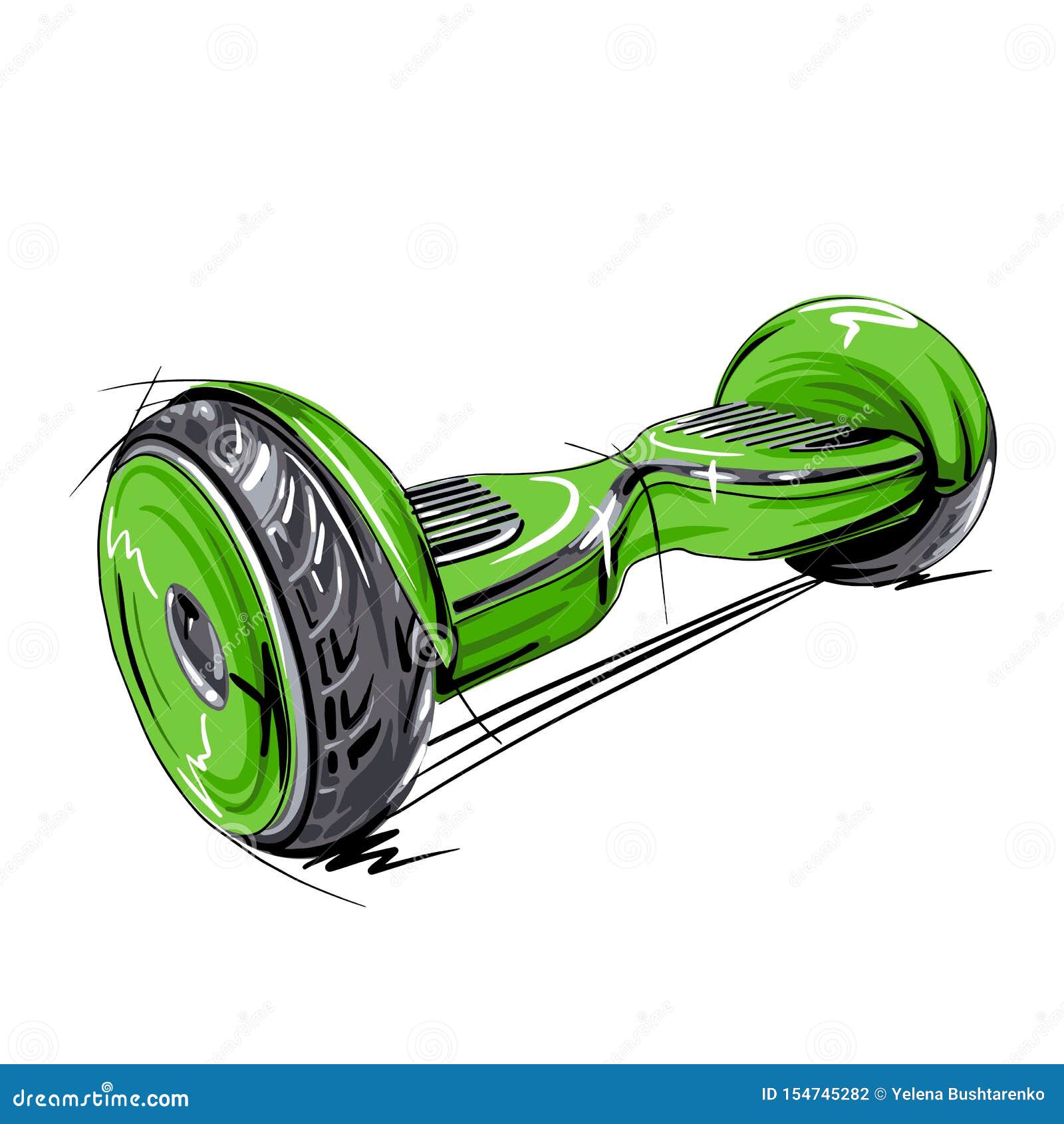 hoverboard drawing