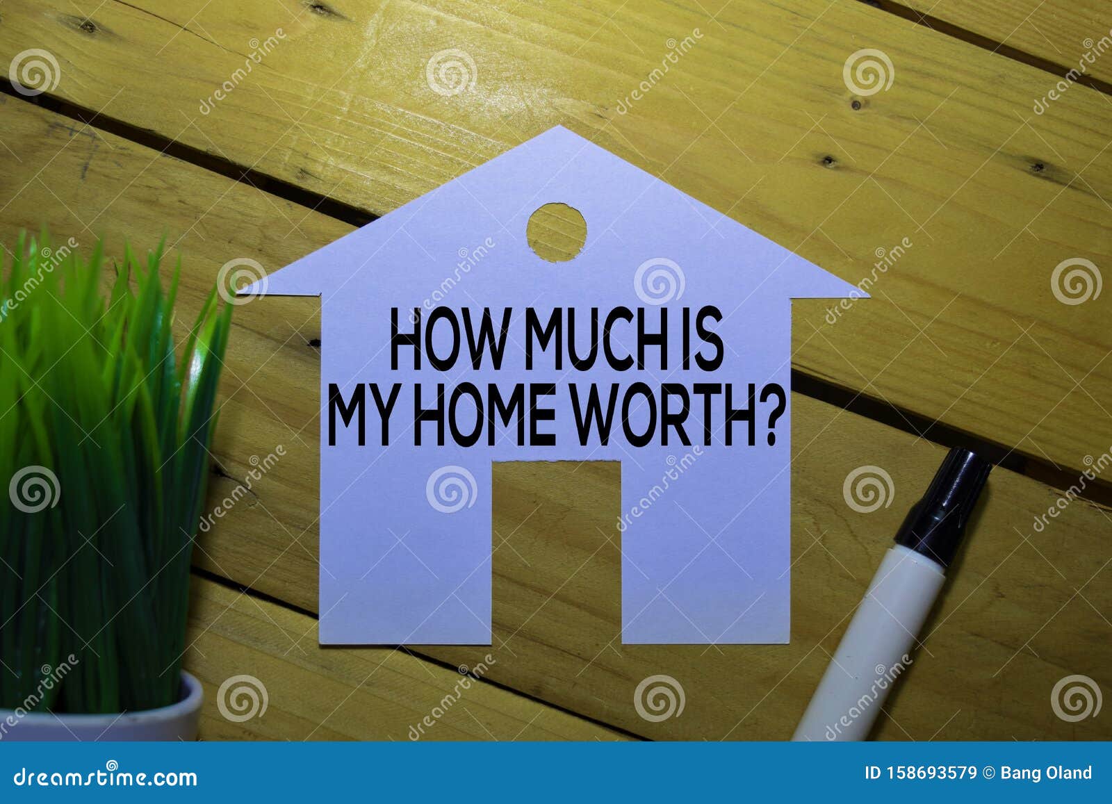 How Much My Home Worth Text Table Concept Property Business Concept How Much My Home Worth Text Table 158693579 