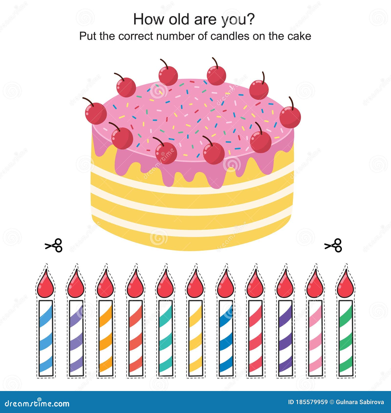 How old are you ? worksheet