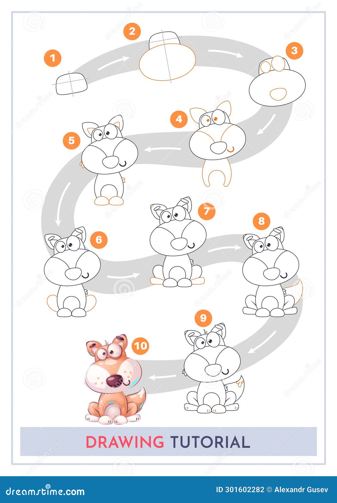 How To Draw A Fox Step By Step Drawing Tutorial Draw Guide Simple How To Draw A Fox Step By Step Drawing Tutorial Draw Guide Simple