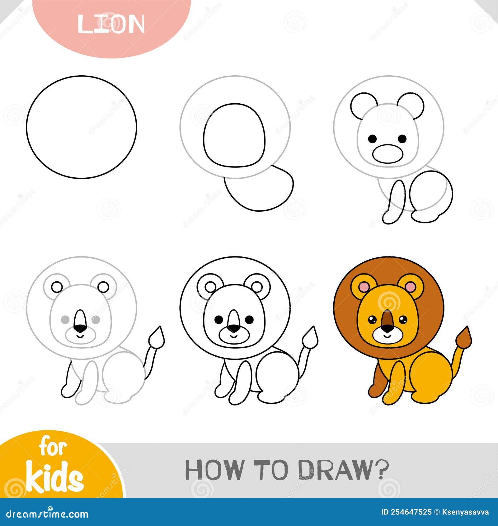 How To Draw a Lion - EASY Drawing Tutorial!