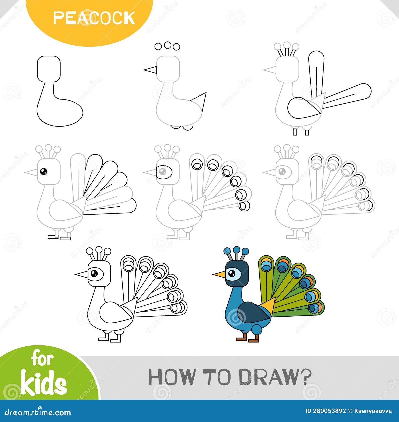 How To Draw Peacock Drawing Of Peacock Bird - Clip Art Library