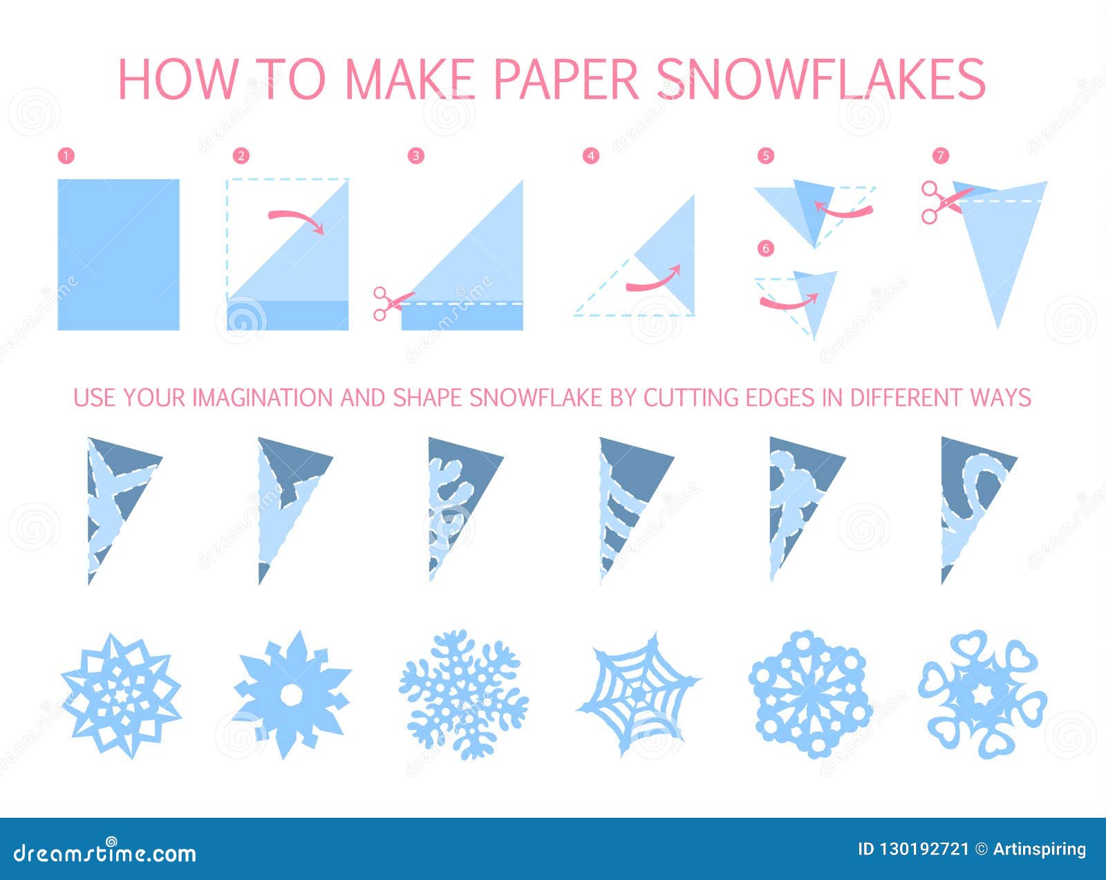 Origami ideas Origami How To Make A Snowflake