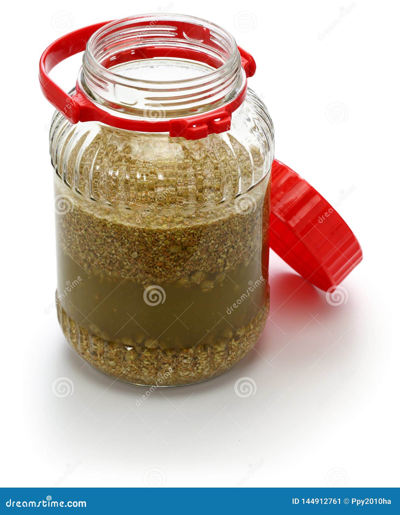 How To Make Homemade Japanese Soy Sauce; Fermenting Ingredients Stock Image Image of homemade