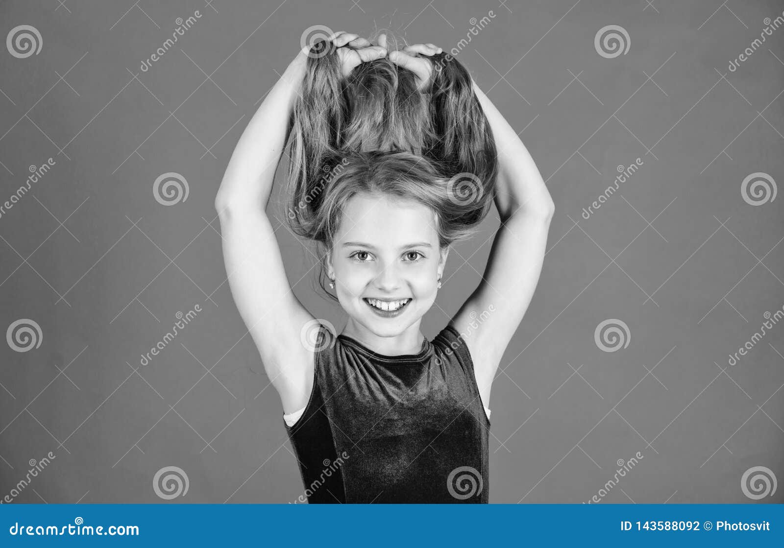 How To Make Tidy Hairstyle For Kid Ballroom Latin Dance