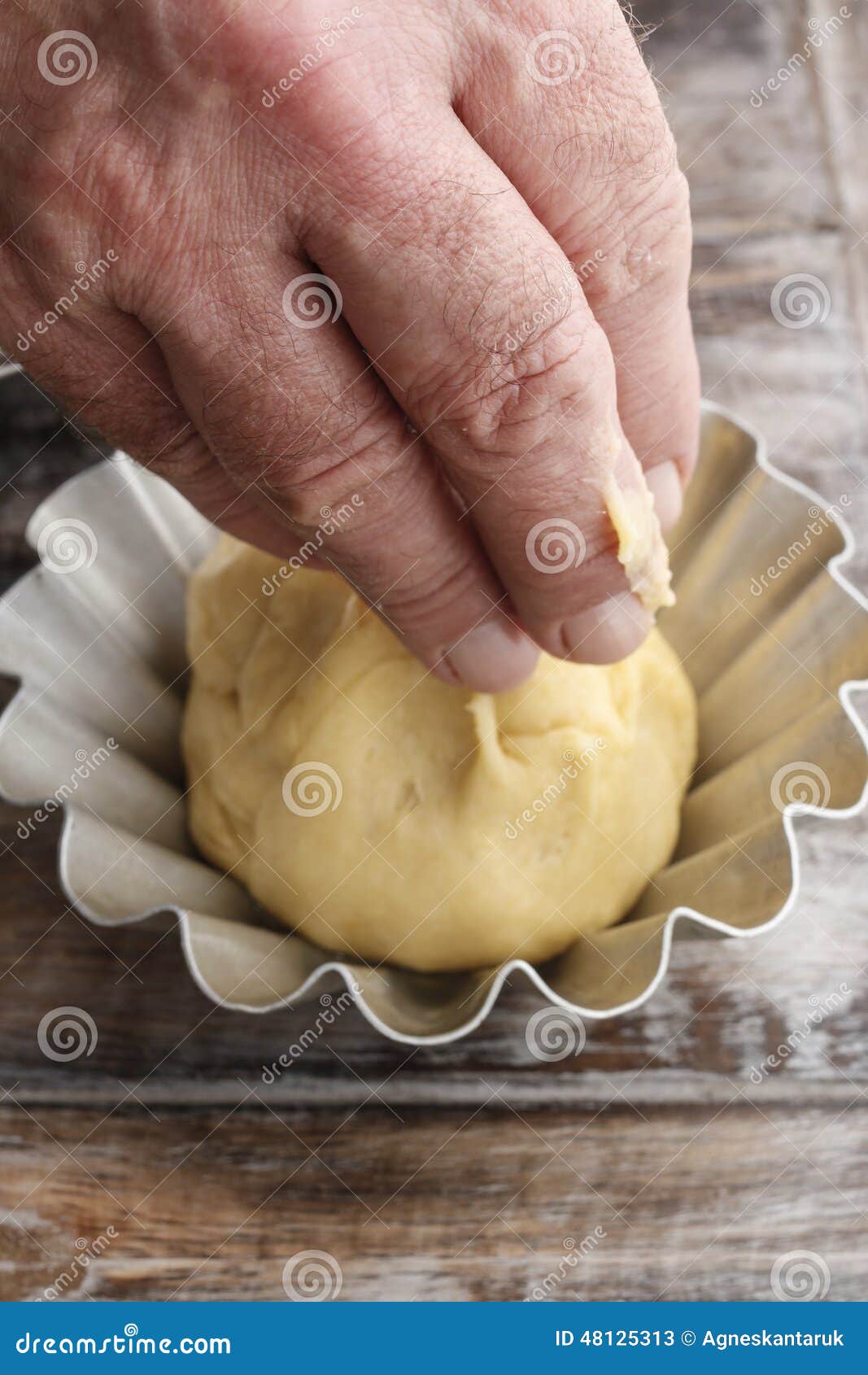 How To Make Yeast Dough Step by Step Stock Image Image of easter