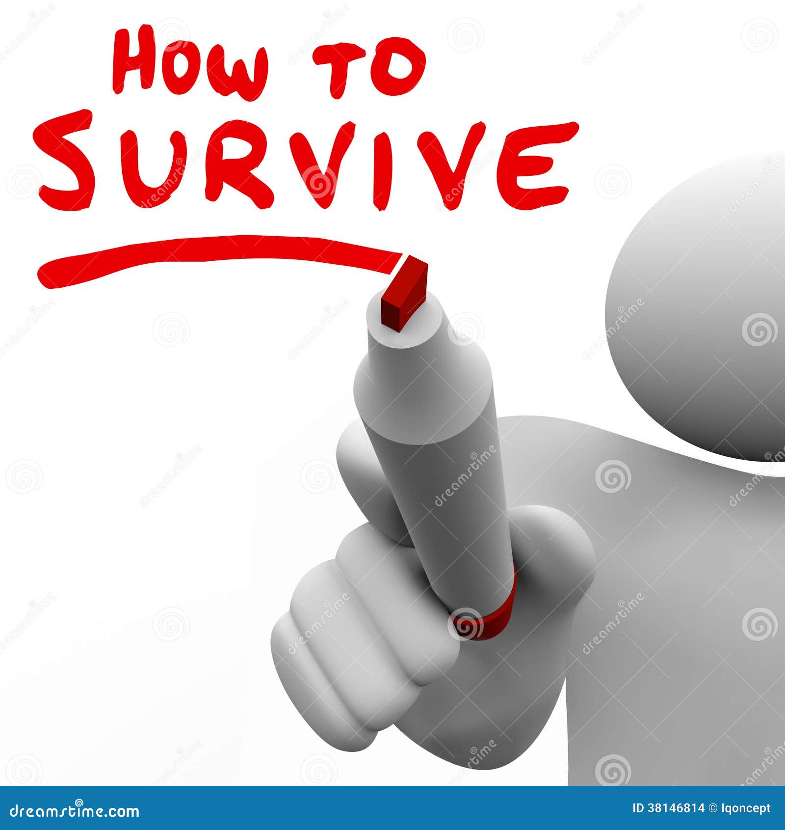 How To Survive Words Advice Learning Skills Knowledge Survival Stock