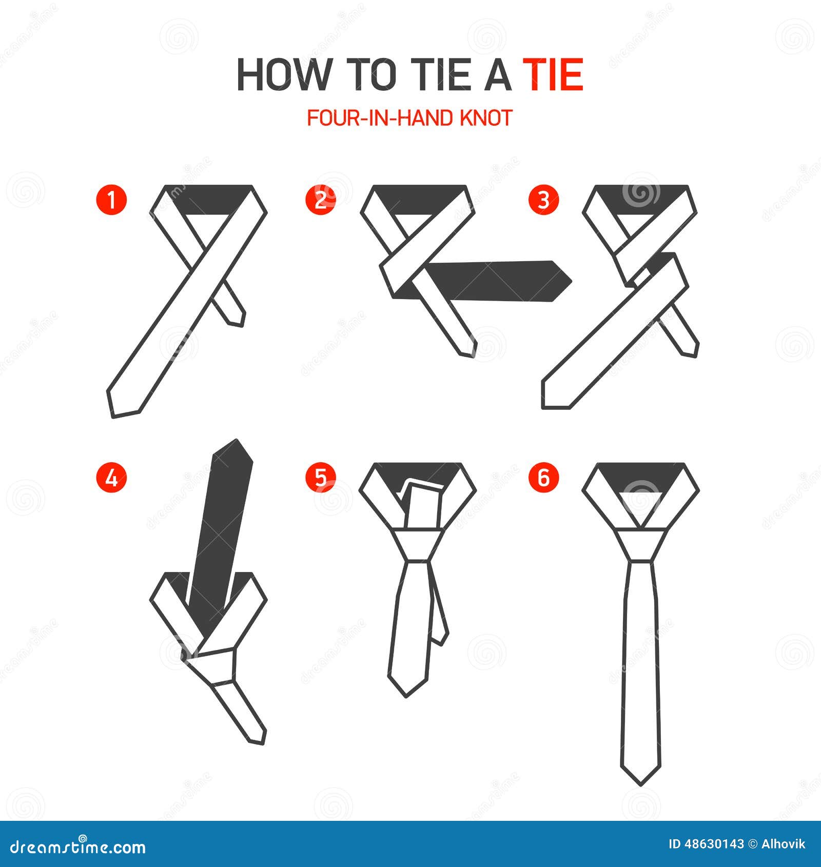 how to tie a tie instructions