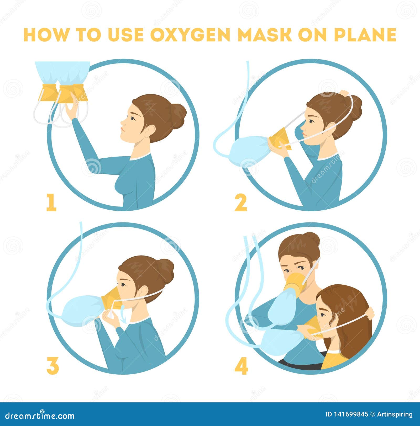 Oxygen mask cartoon vector cartoondealer 88892021