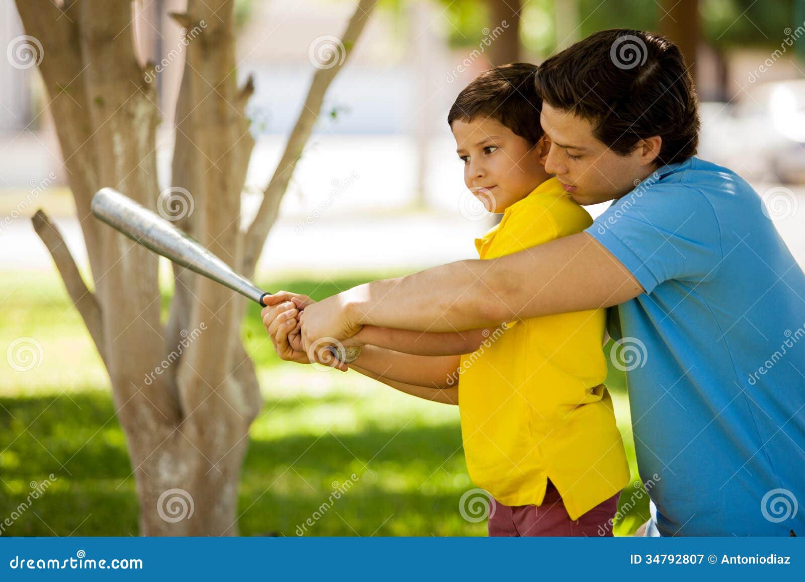 This is How You Swing a Bat Stock Image Image of ball, hispanic 34792807