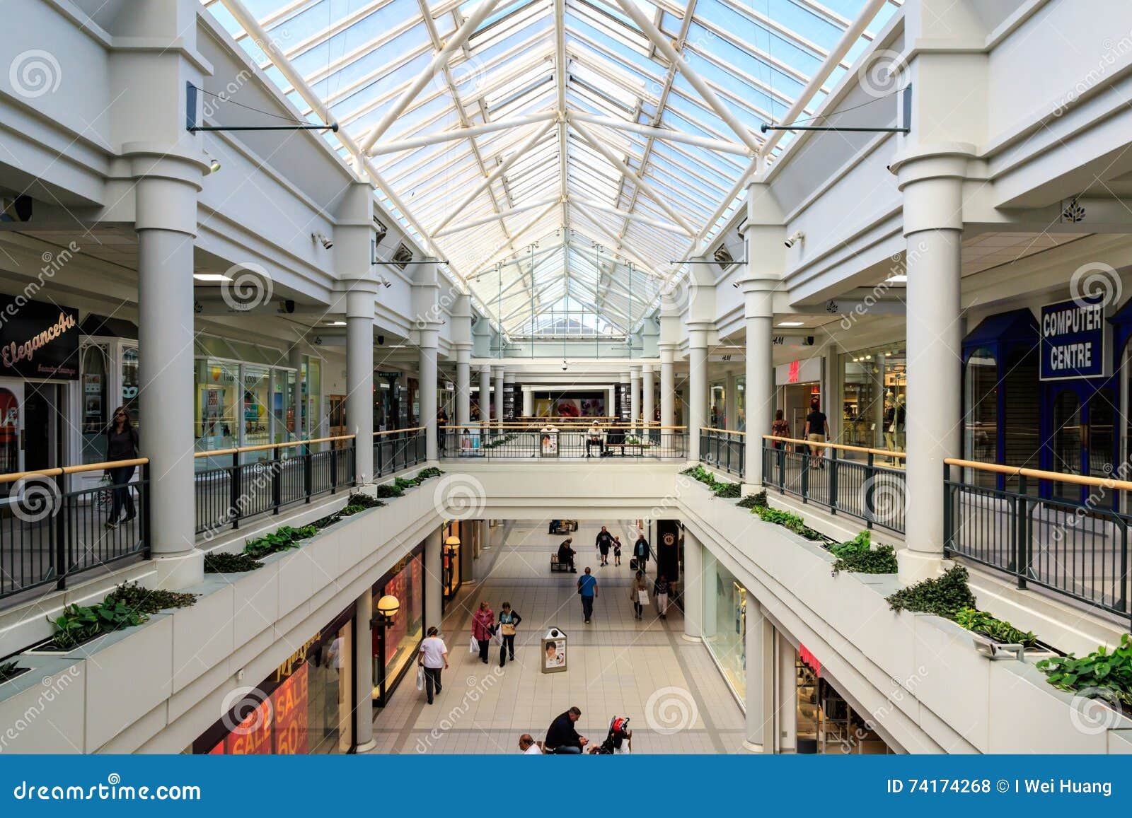 Howard Centre Em Welwyn Garden City Foto de Stock Editorial Imagem de