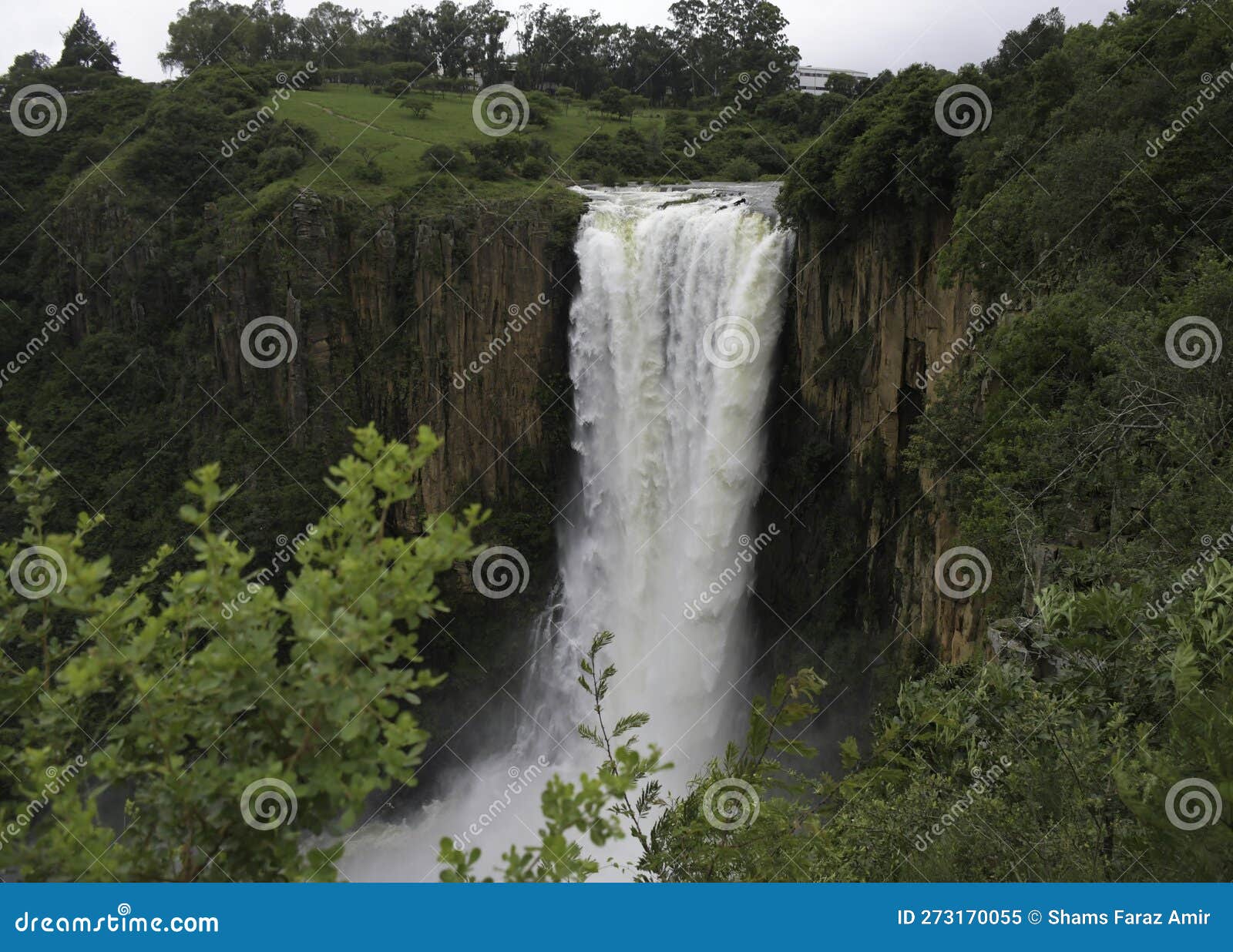 Howick Falls Waterfall on Umgeni River in Kzn Midlands Stock Image