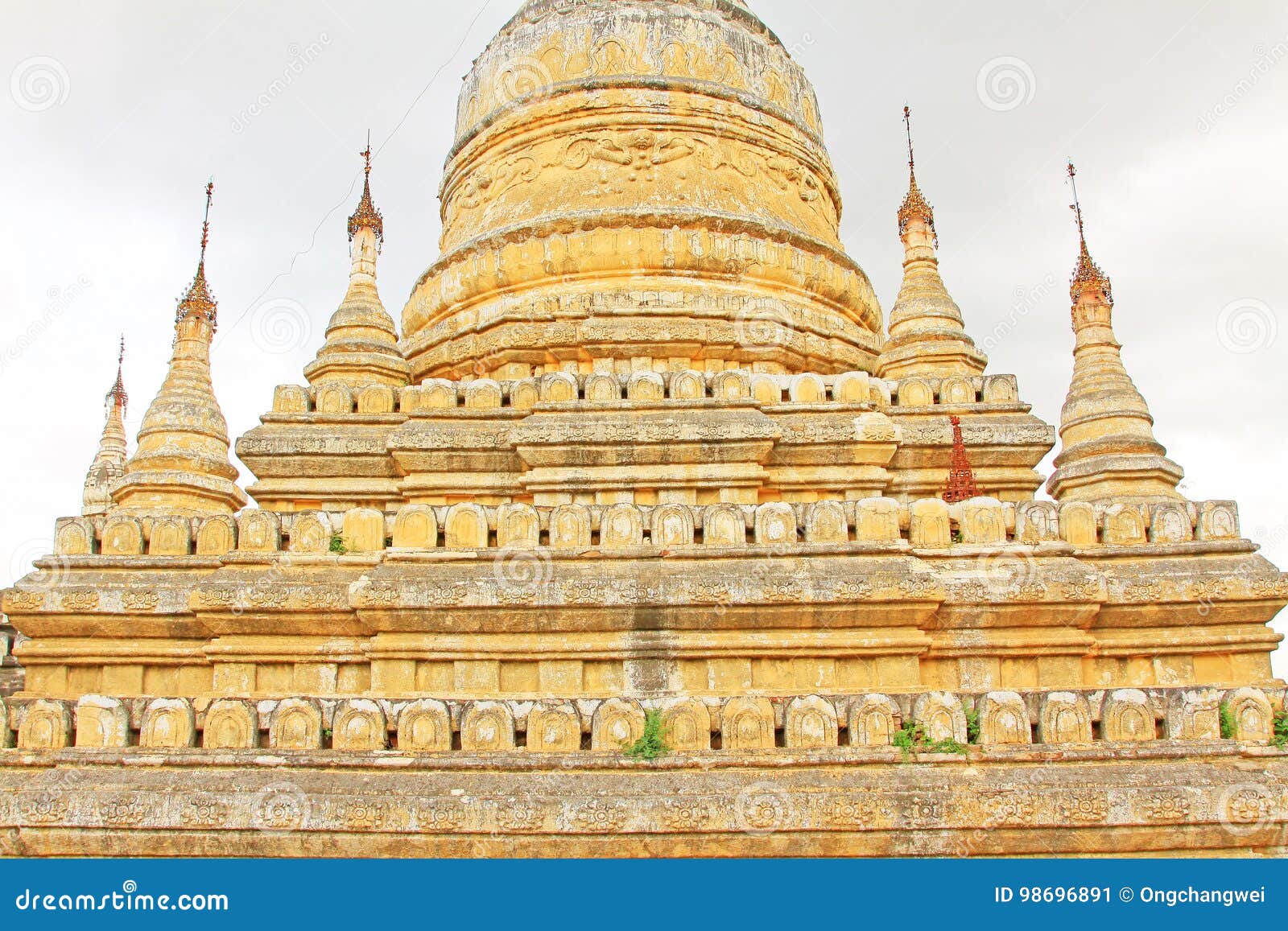hsu taung pyi pagoda, bagan archaeological zone, myanmar