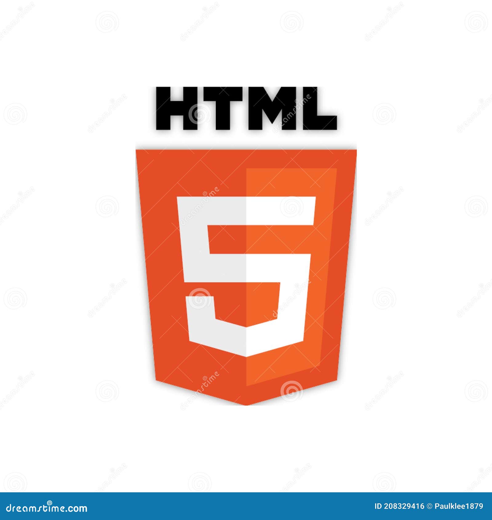 Hãy xem hình ảnh về logo HTML 5 trên nền trắng và cảm nhận sự tinh tế và đơn giản của thiết kế này. Logo này thể hiện sự tiến bộ và phù hợp với trang web của bạn. Bạn sẽ đảm bảo cho khách hàng của mình cảm thấy sự chuyên nghiệp và hiện đại khi áp dụng logo này. 