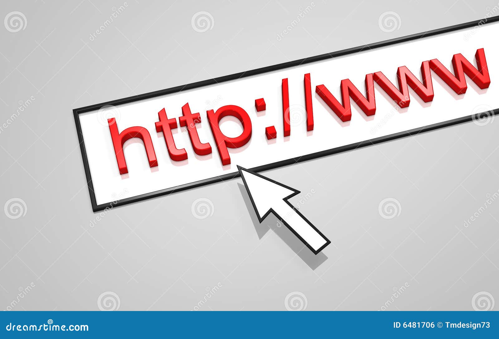 HTTP d'adresse de Web. Adresse de Web d'Internet sur le fond