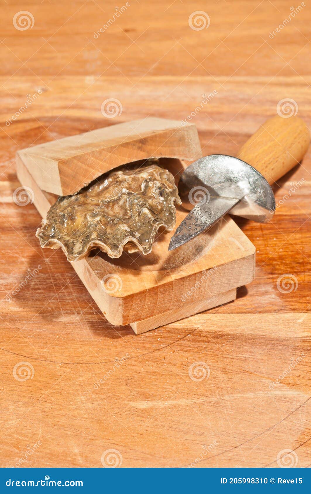 Planche d'écaillage à huîtres - Planche en bois