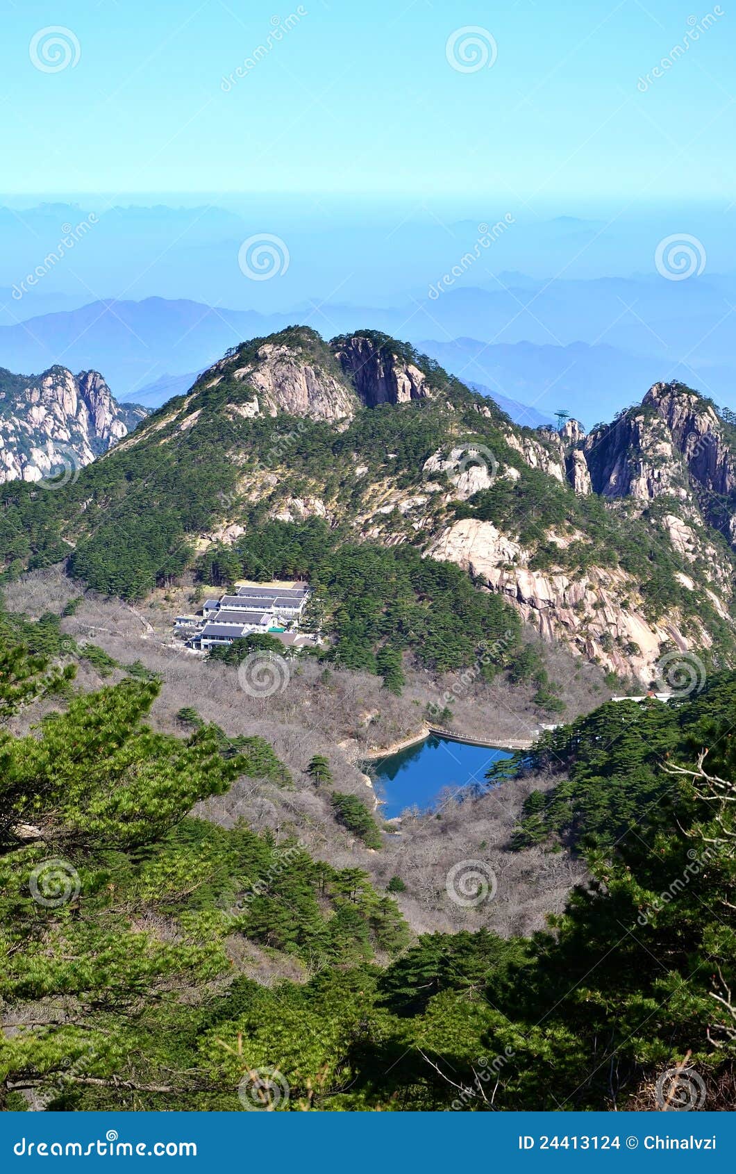 Huangshan China. Éste es punto escénico de China huangshan