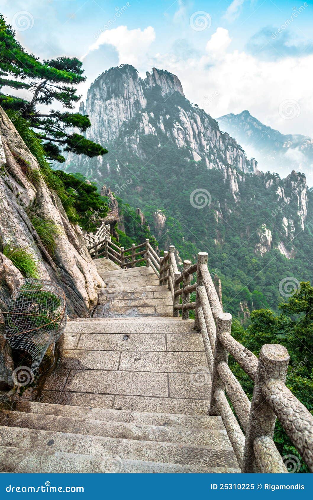 File:Steep steps downhill at Huangshan.jpg - Wikipedia