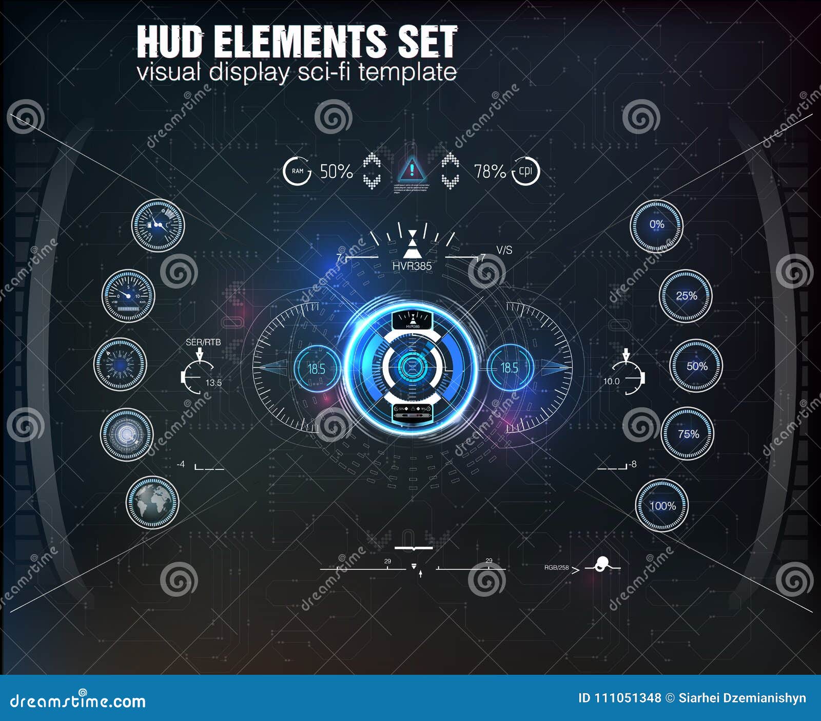 hud ui. abstract virtual graphic touch user interface. infographic.  science abstract.  .