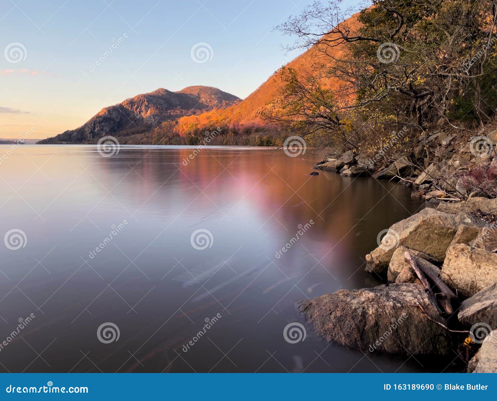 Hudson valley in fall stock photo. Image of valley, landscapes 163189690