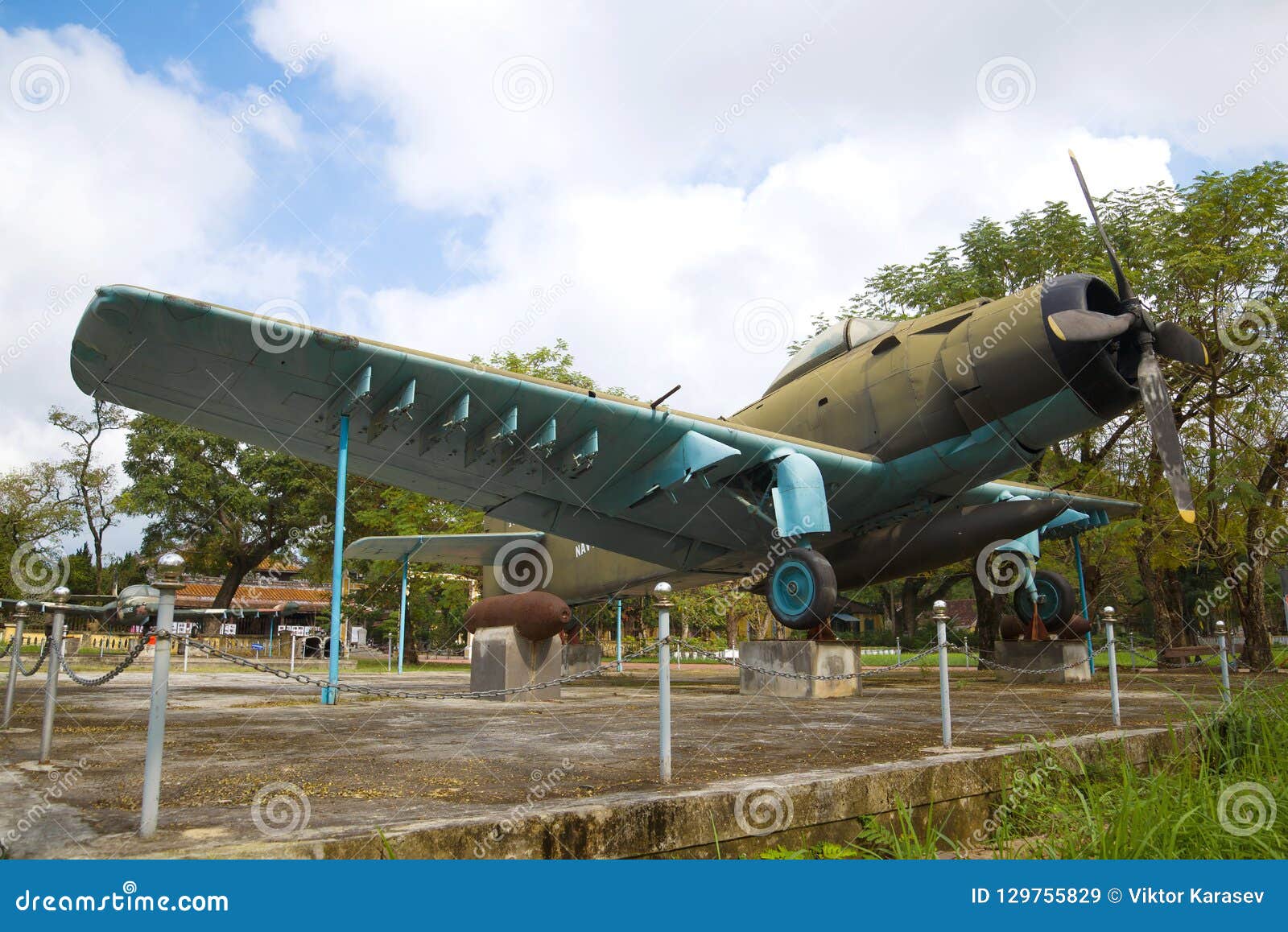American Aircraft Ad-6 Douglas A-1 Skyraider In The Exposition Of Captured  Military Equipment In The City Museum Editorial Stock Image - Image Of  Skyraider, Attack: 129755829