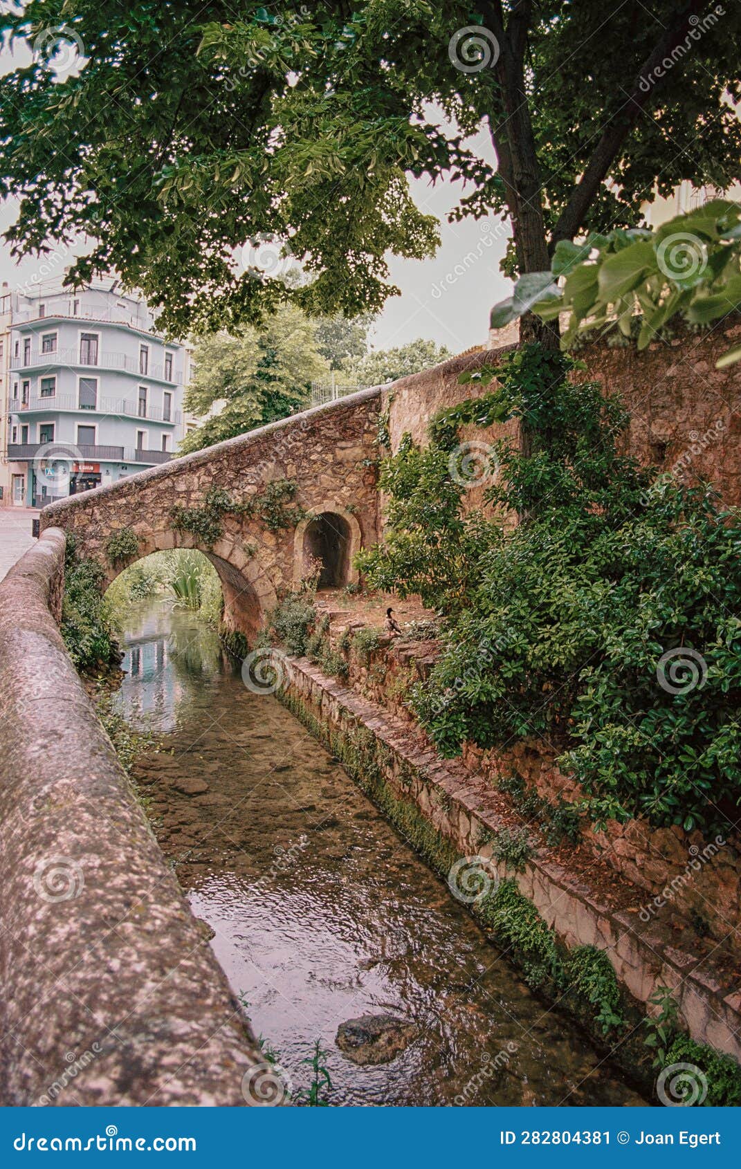 the huecar river in the city of cuenca
