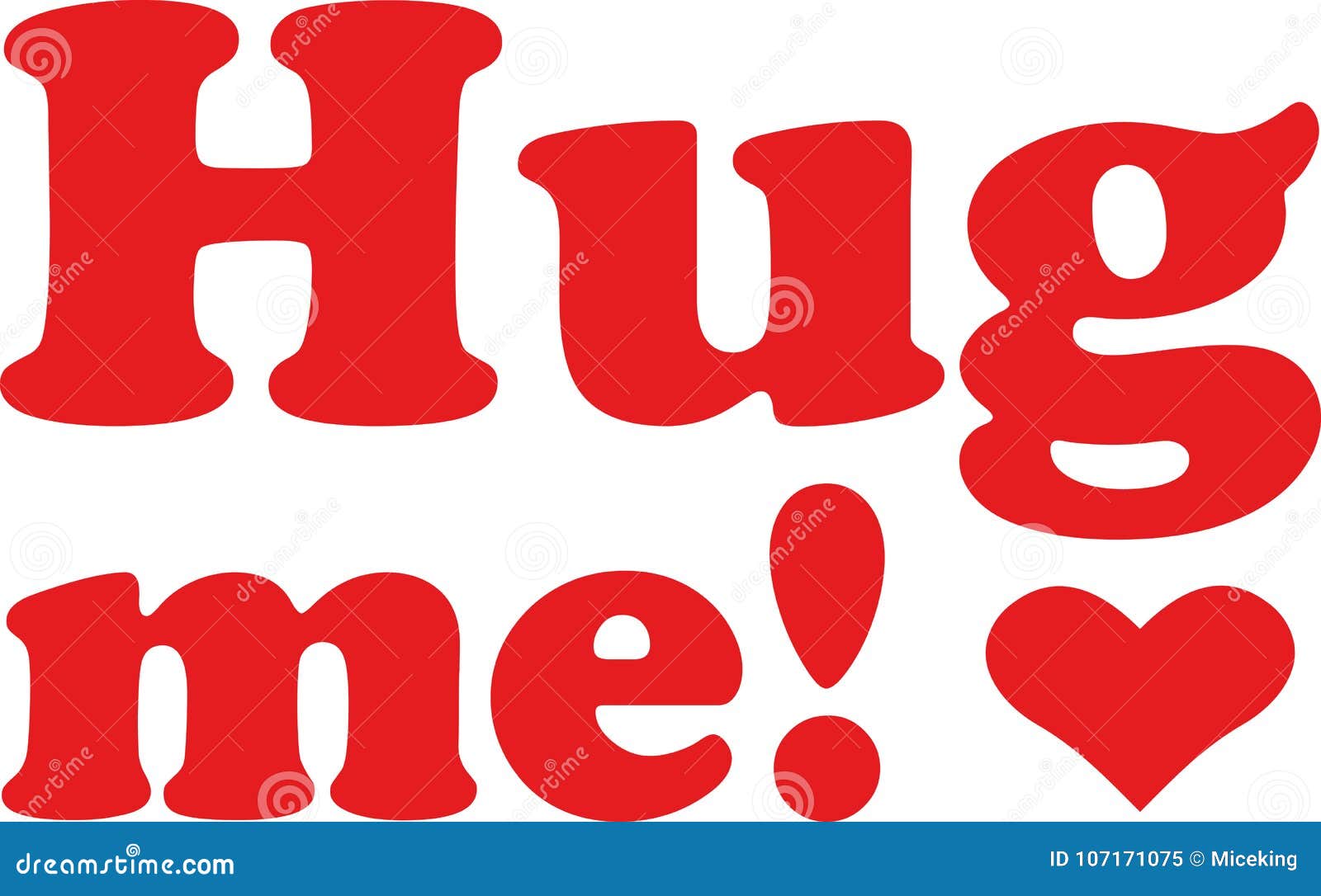 hug me saying stock