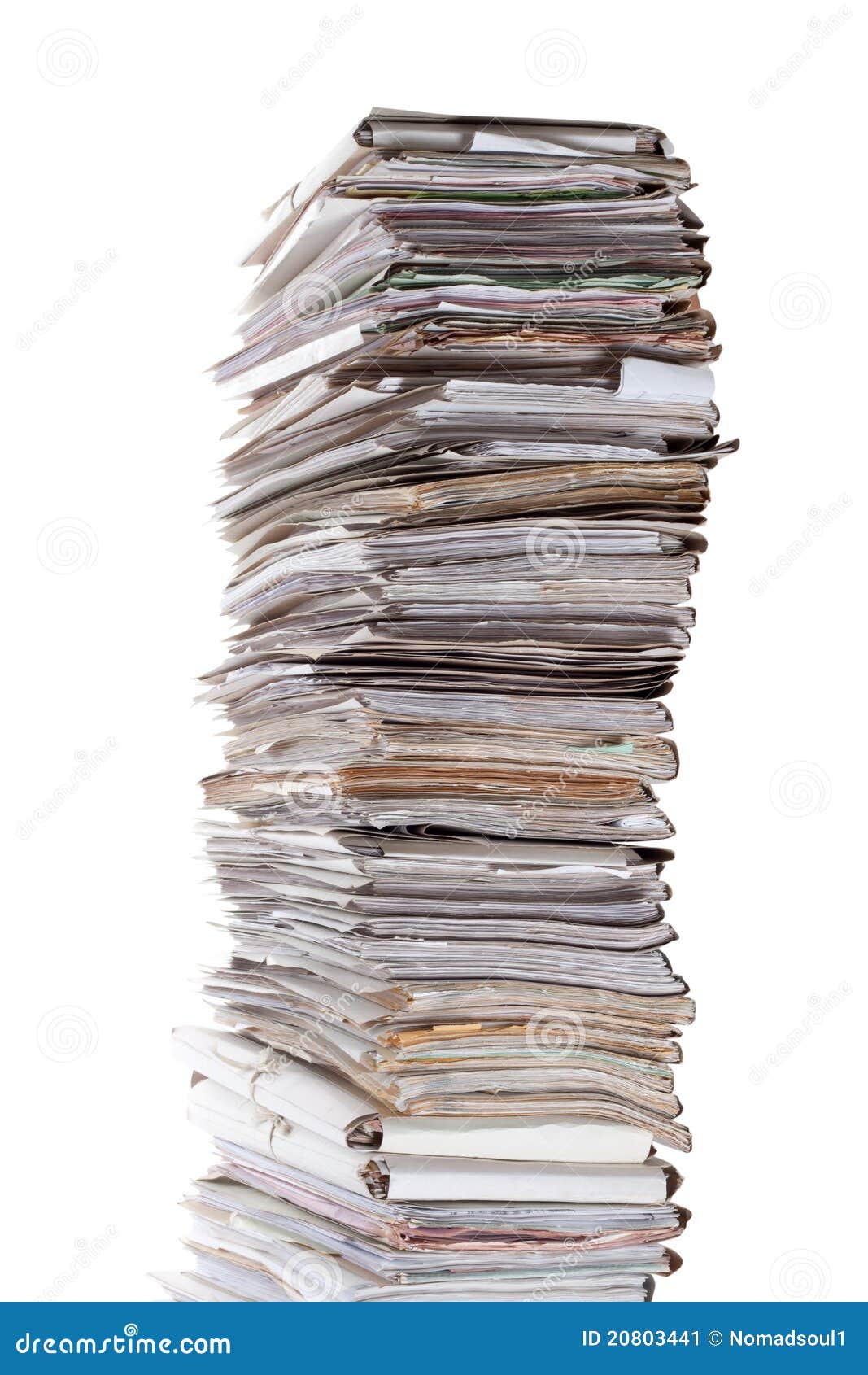 huge stack of papers