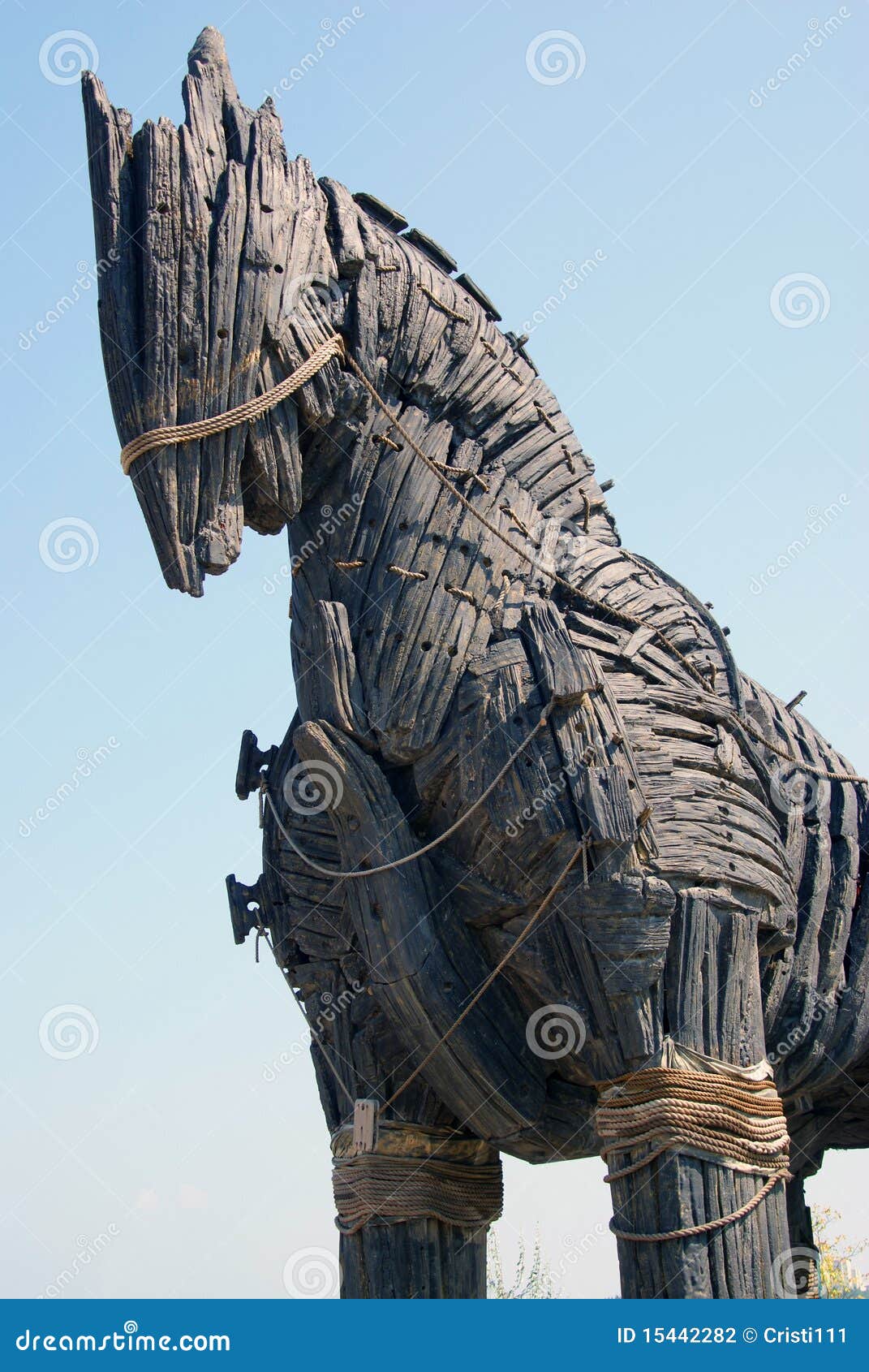 huge trojan horse detail