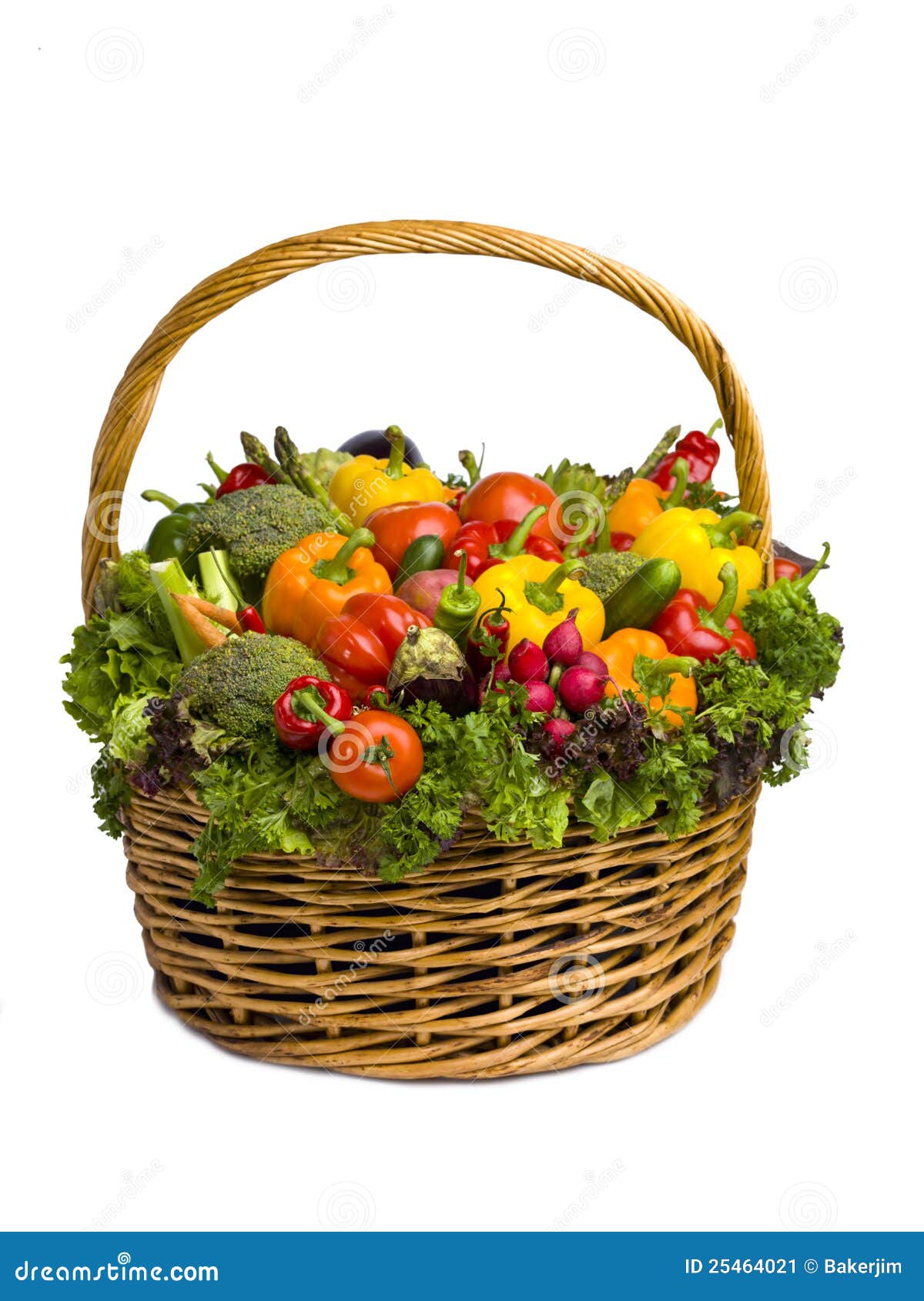 Huge vegetable basket stock image. Image of salad, onion 25464021