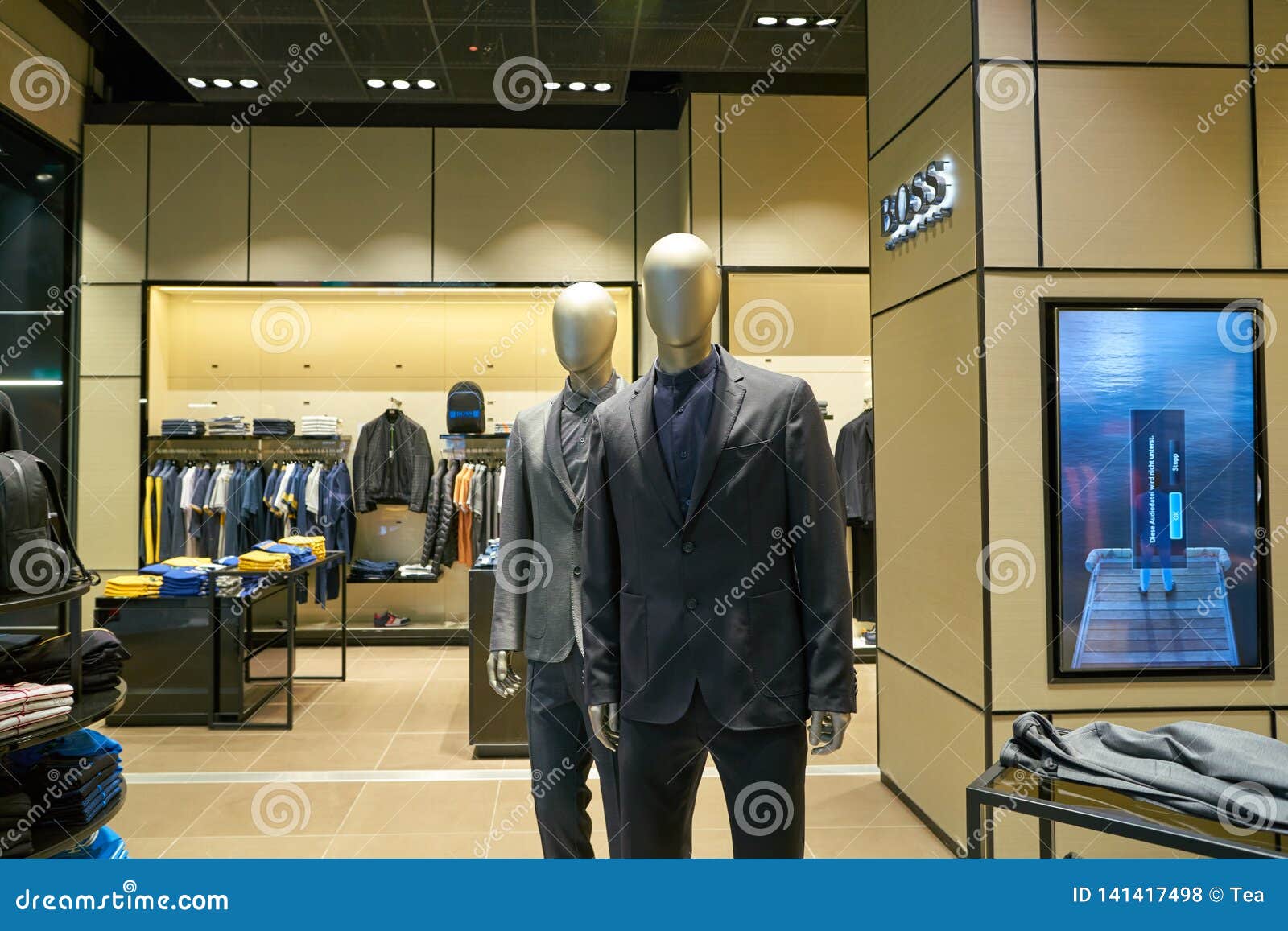Hugo Boss editorial stock photo. Image of retail, sale - 141417498