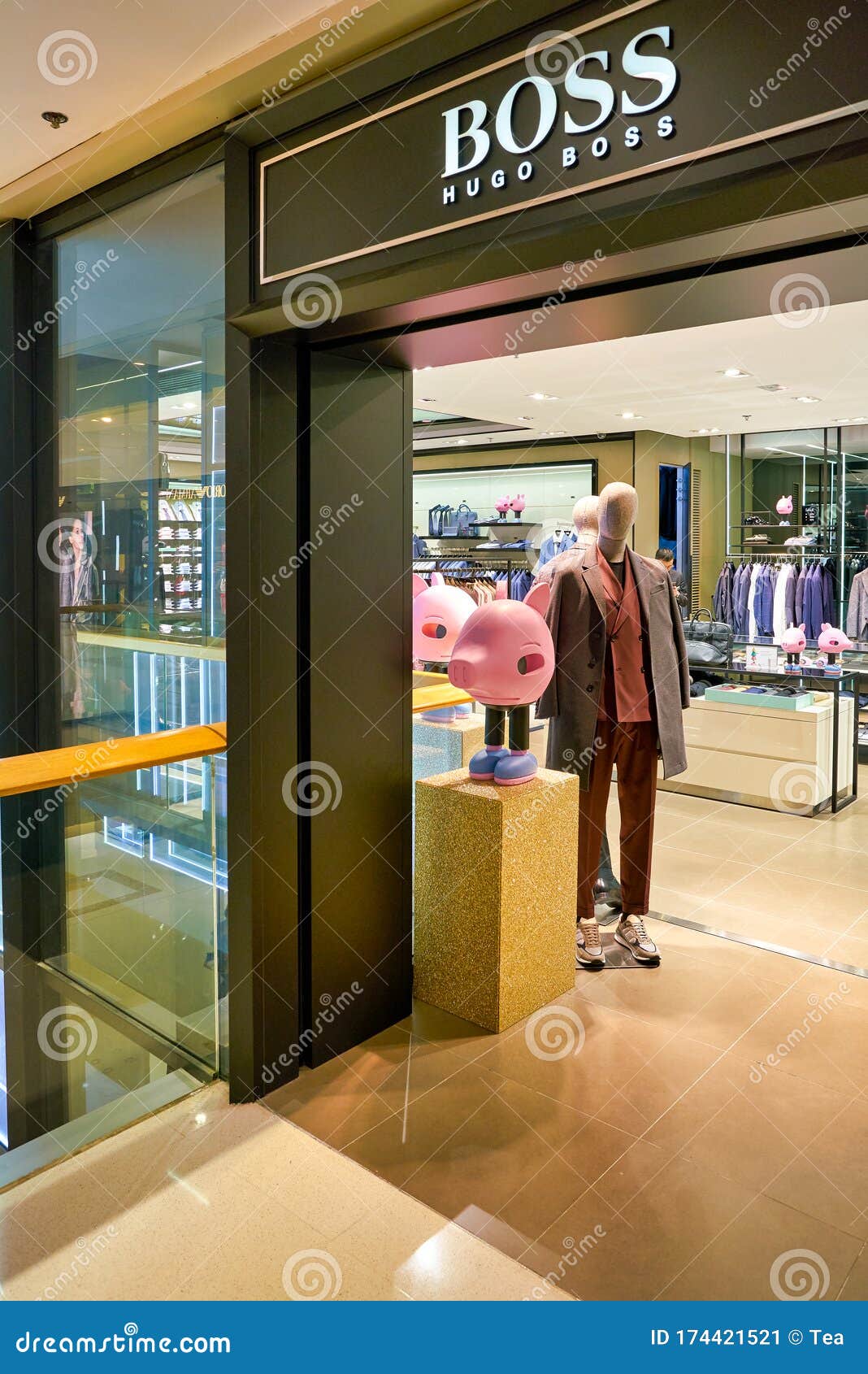 Hugo Boss store editorial photo. Image of mall, fashion - 174421521