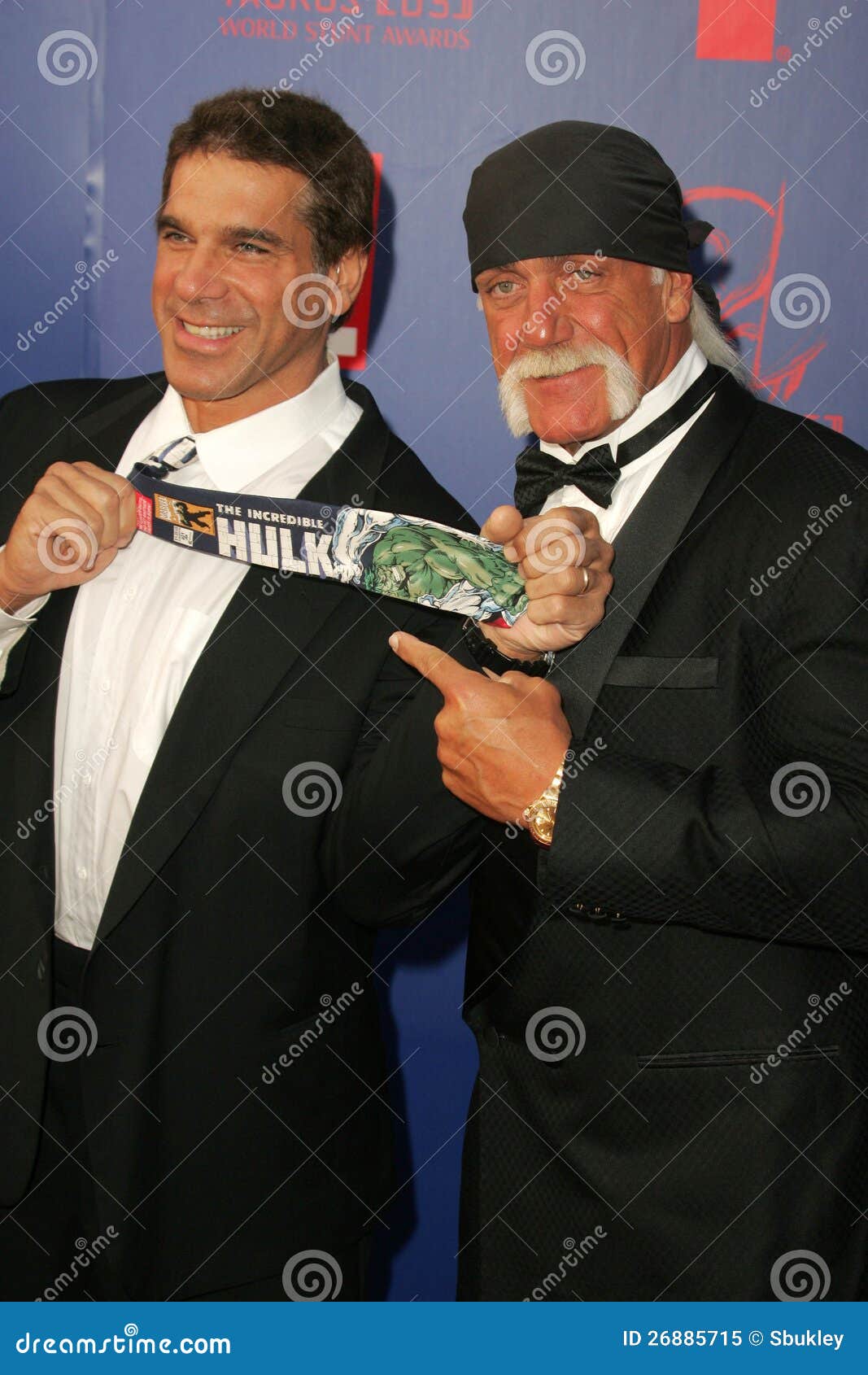 lou ferrigno and hulk hogan