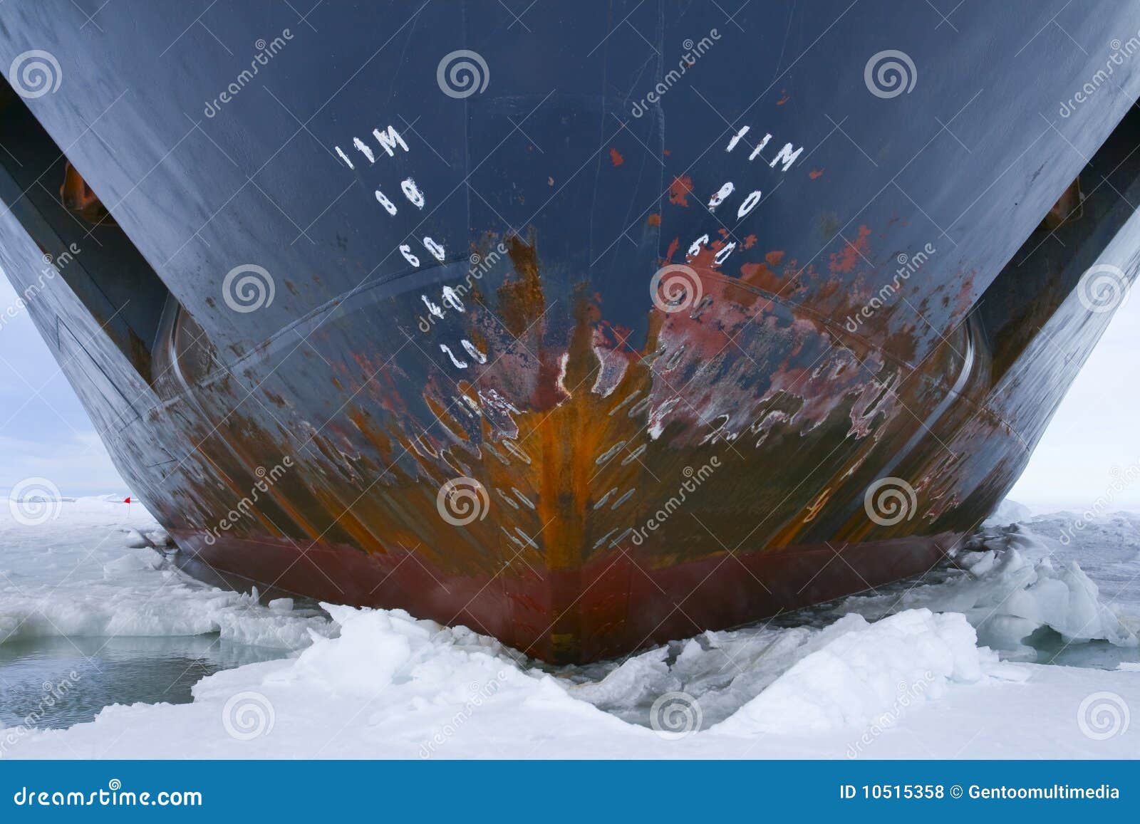 hull of an icebreaker