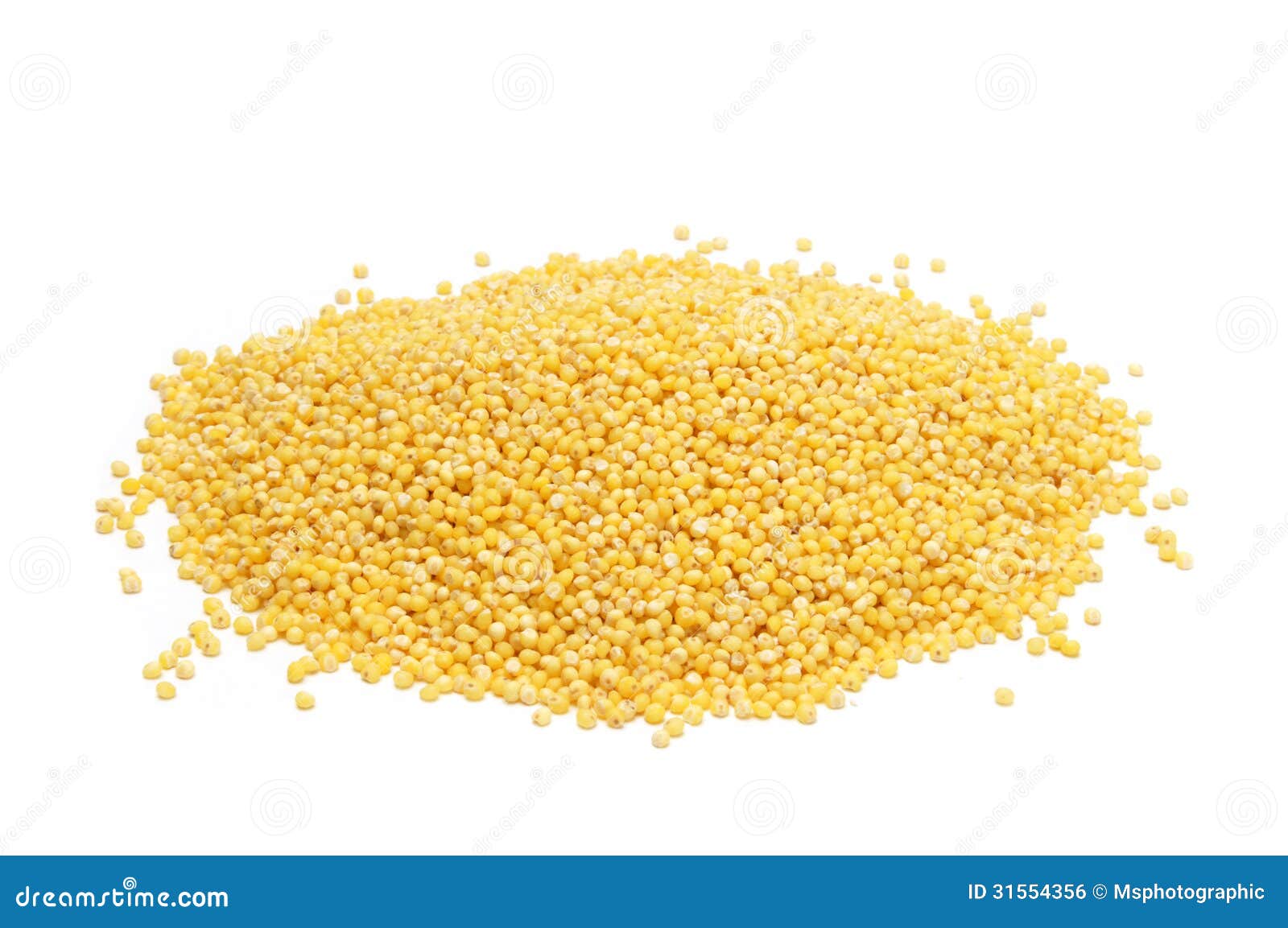 Hulled millet stock photo. Image of cereal, ingredient 31554356