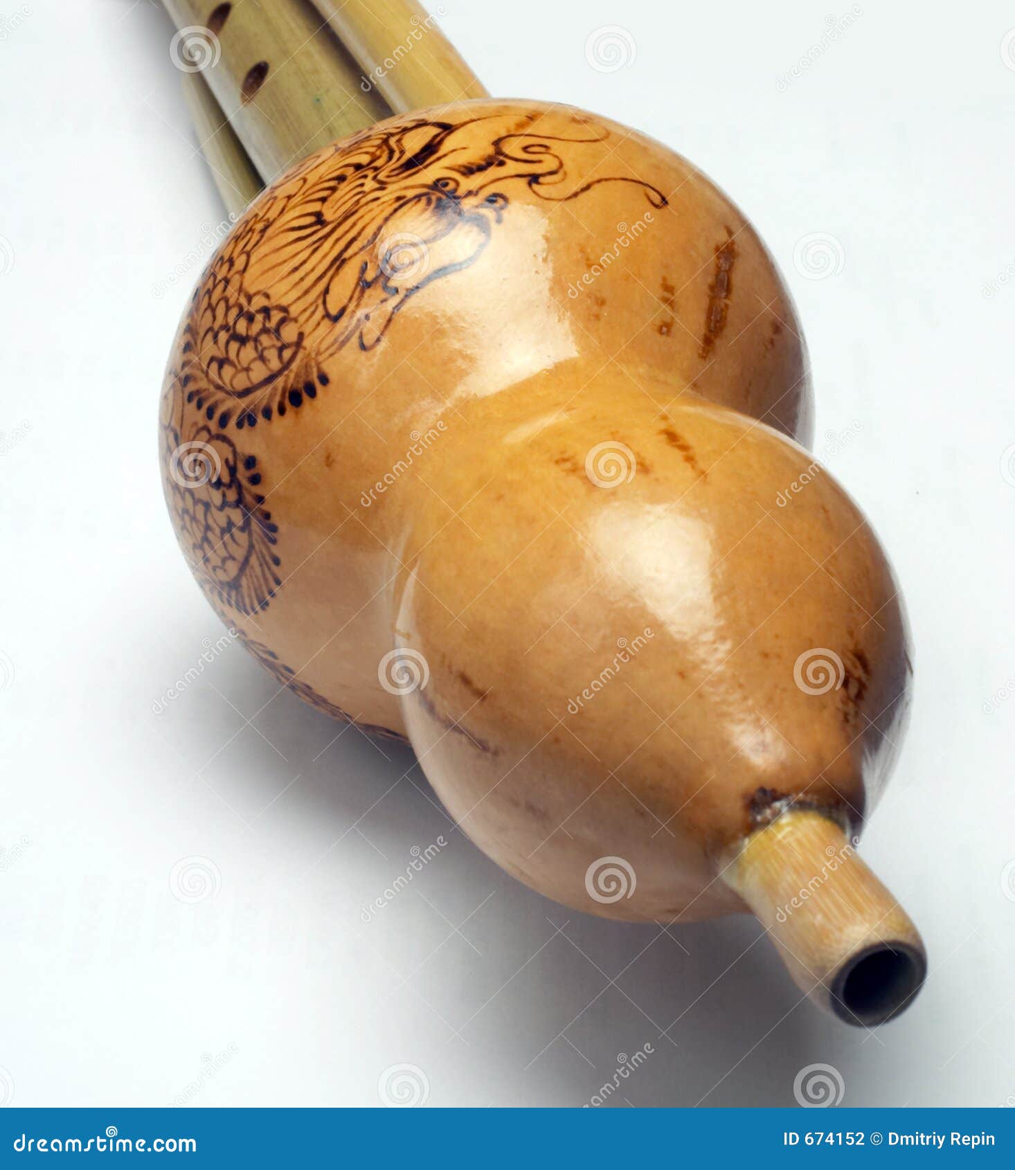 Hulusi. Musical Instrument Huluxiao Stock Photo Image of bagpipes