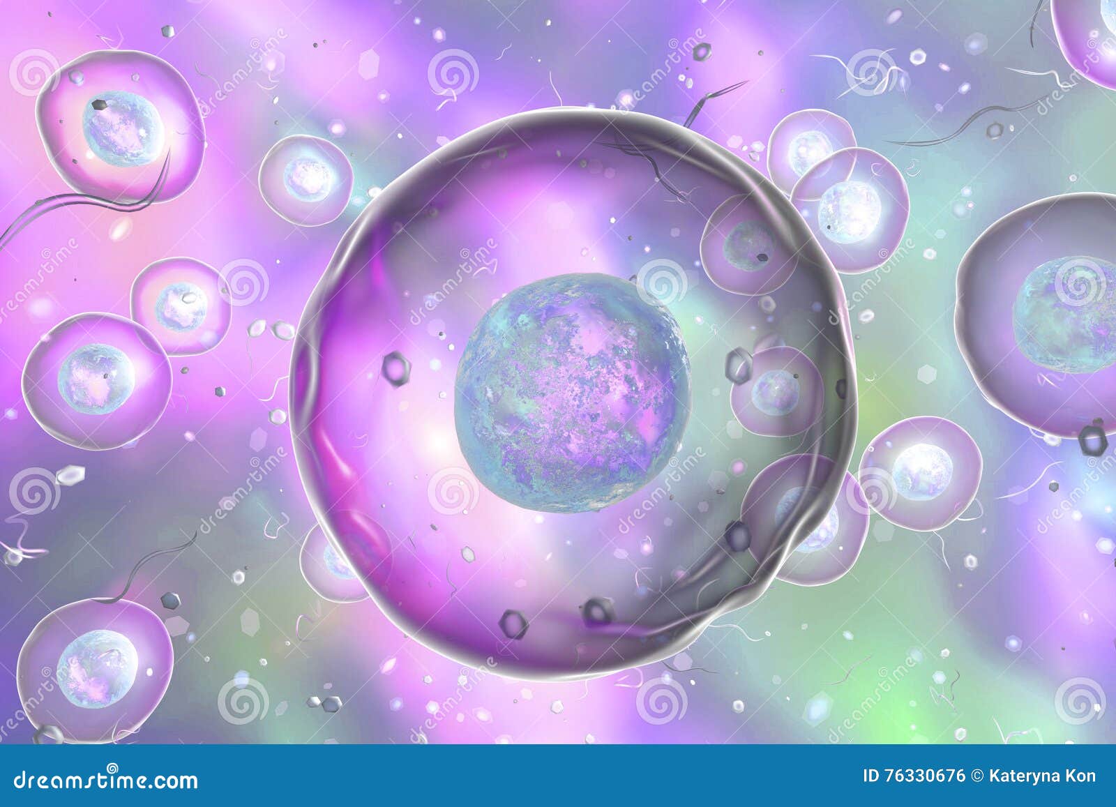 Human or animal cells stock illustration. Illustration of background -  76330676