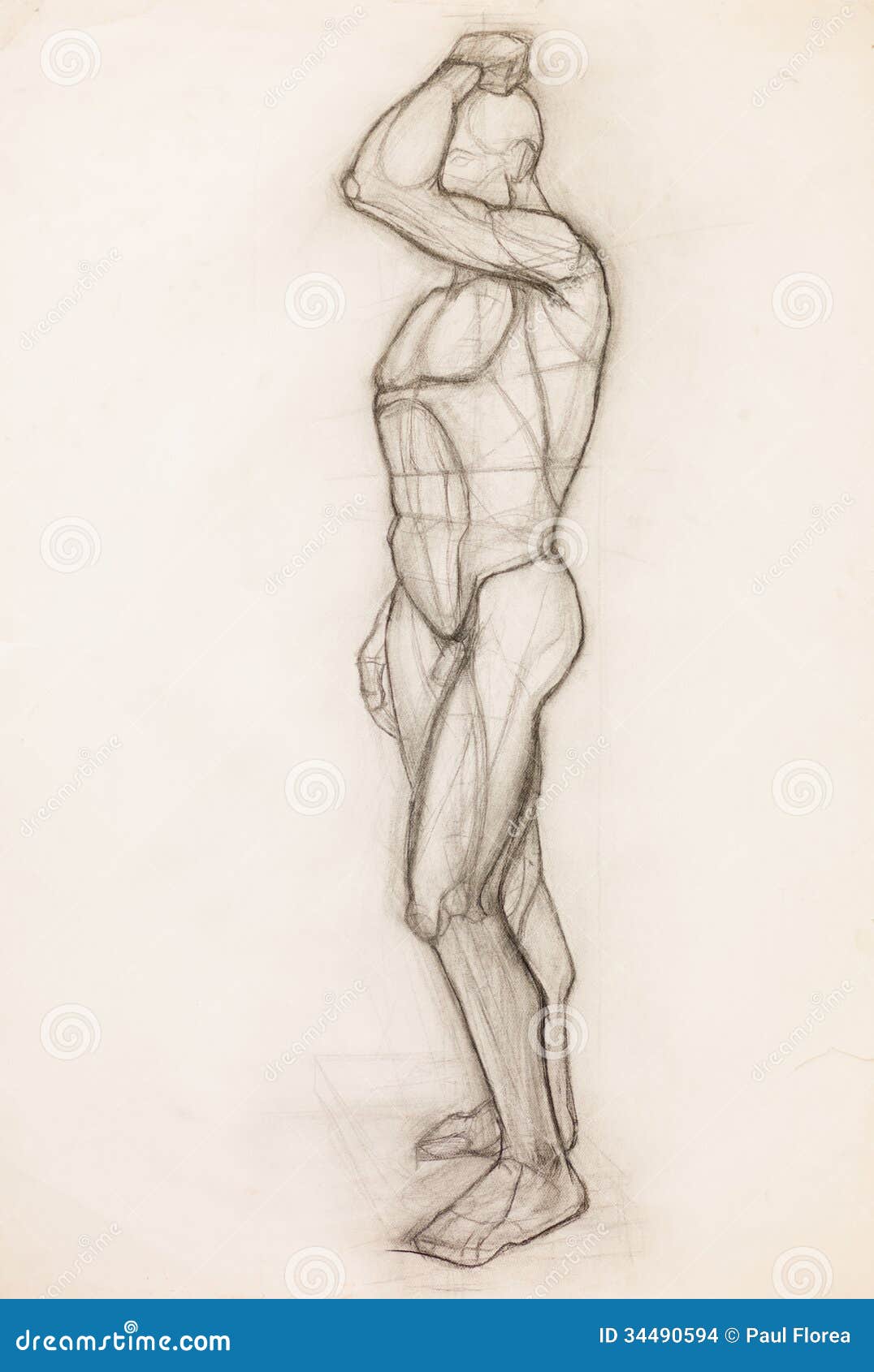 Day one of improving my people. Working on basic anatomy for now. :  r/learntodraw