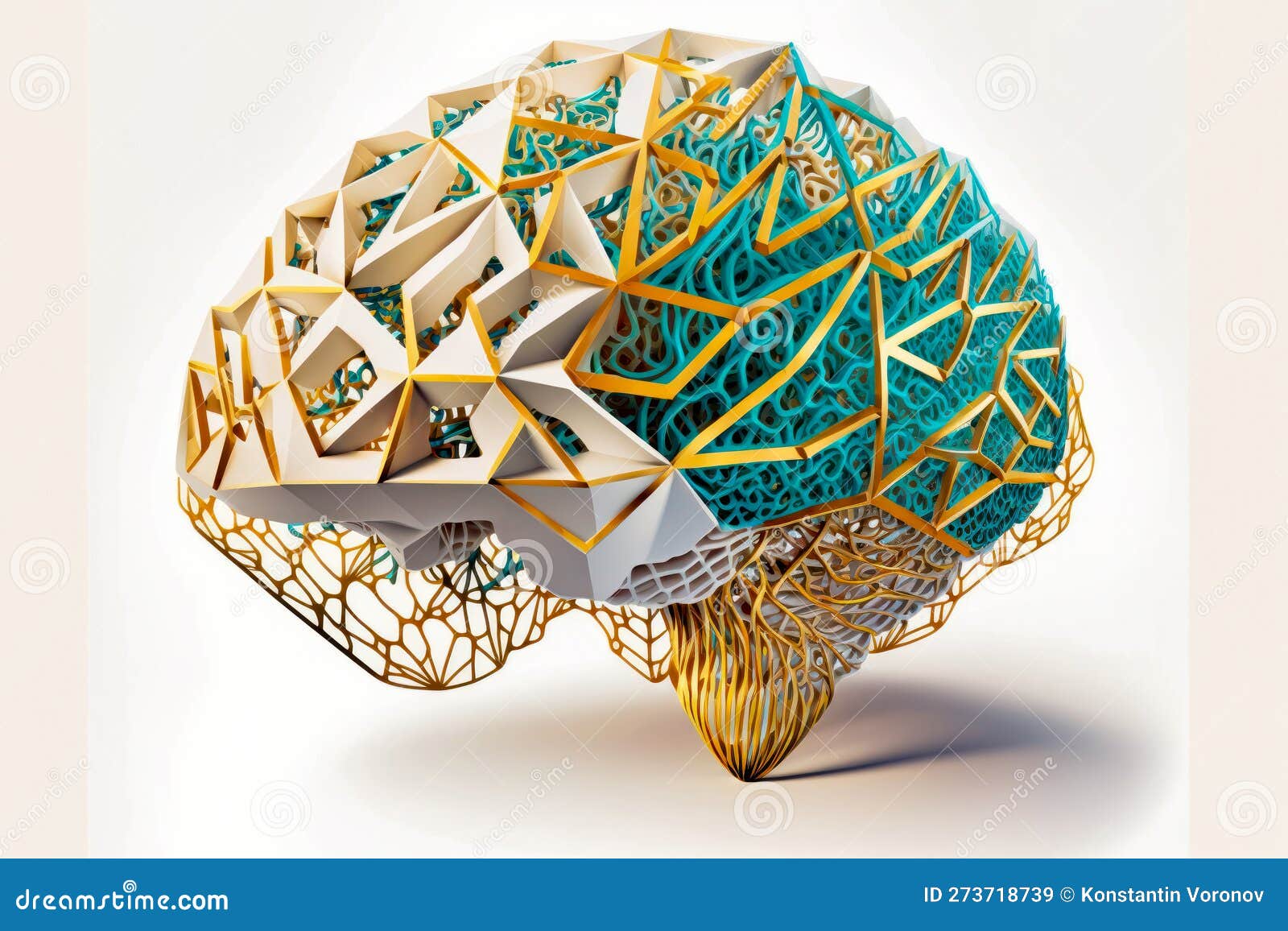 A Human Brain Integrated With Ai Neural Network Showcasing The Fusion A Human Brain Integrated With Ai Neural Network Showcasing The Fusion