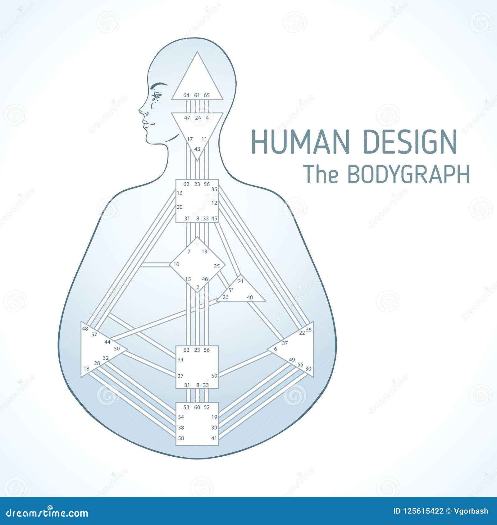 Human Design System Chart