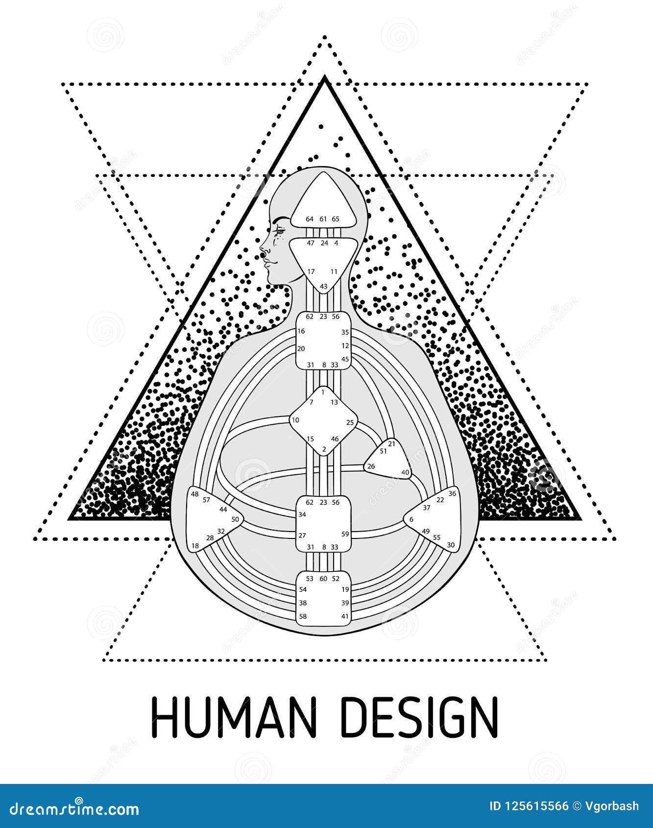 Human Design System Chart