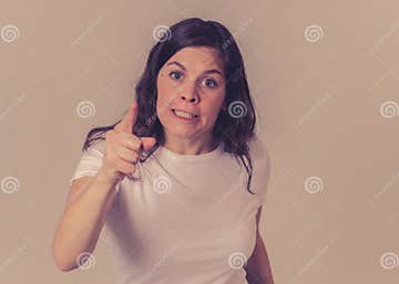 Human Expressions and Emotions. Desperate Young Attractive Woman with