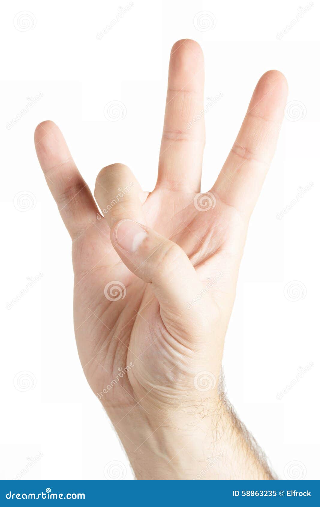 Human hand gesture stock image. Image of copyspace, palm 58863235