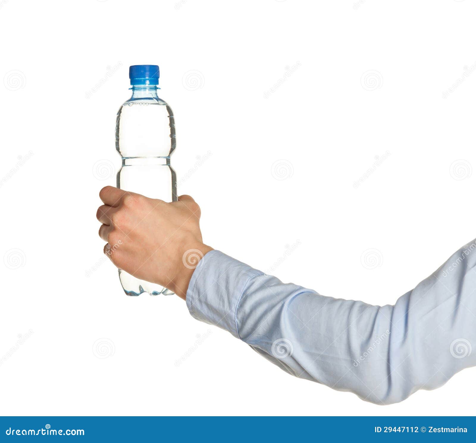 Human Hand Holding Bottle Of Water Stock Photography Image 29447112