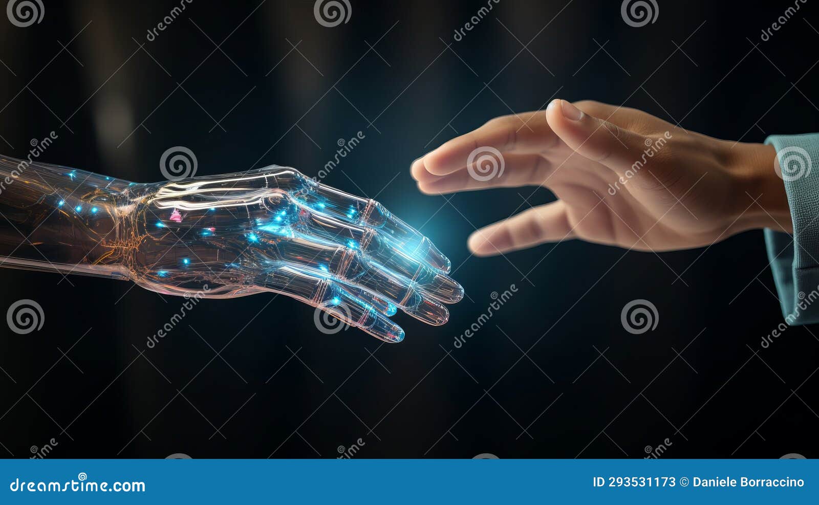 Human Hand and a Holographic Hand Touch Each Other, Coexistence of ...